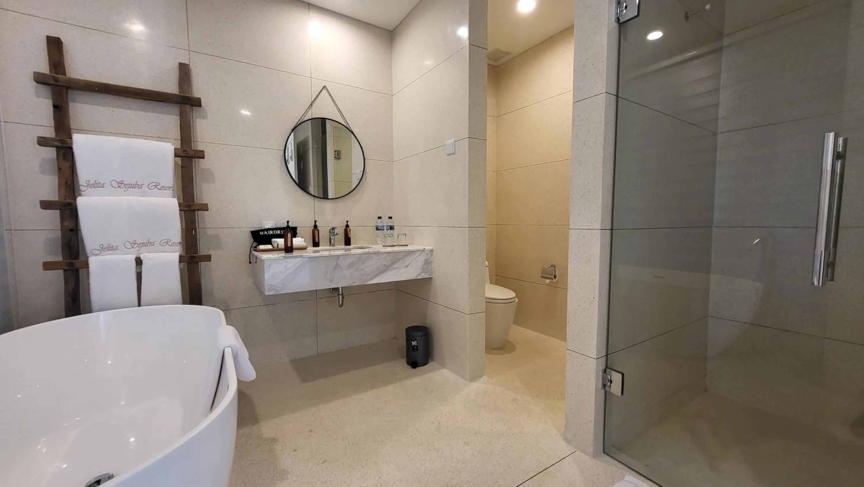 Bathroom in Adiwana Jelita Sejuba Natuna