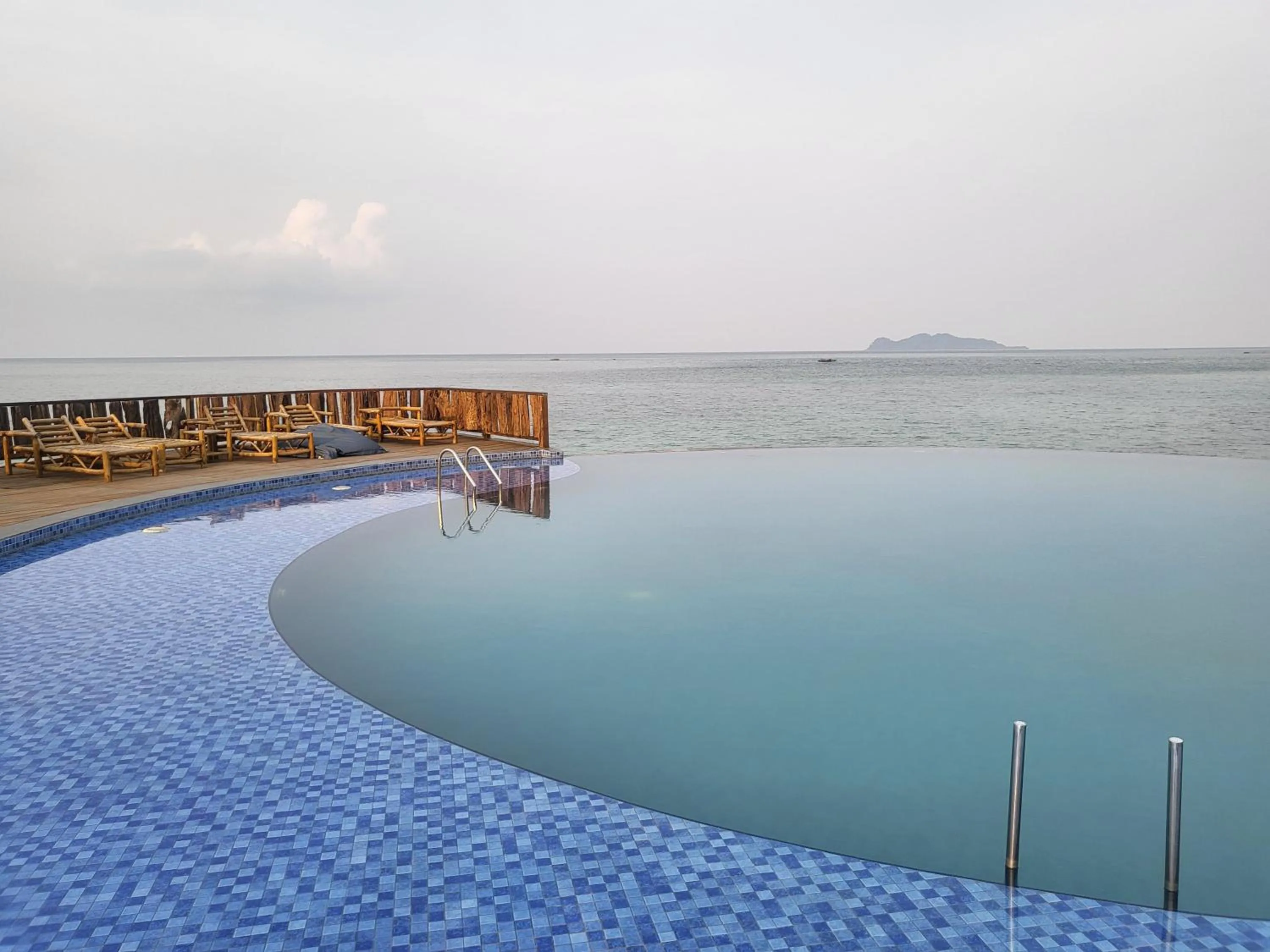 Swimming pool in Adiwana Jelita Sejuba Natuna
