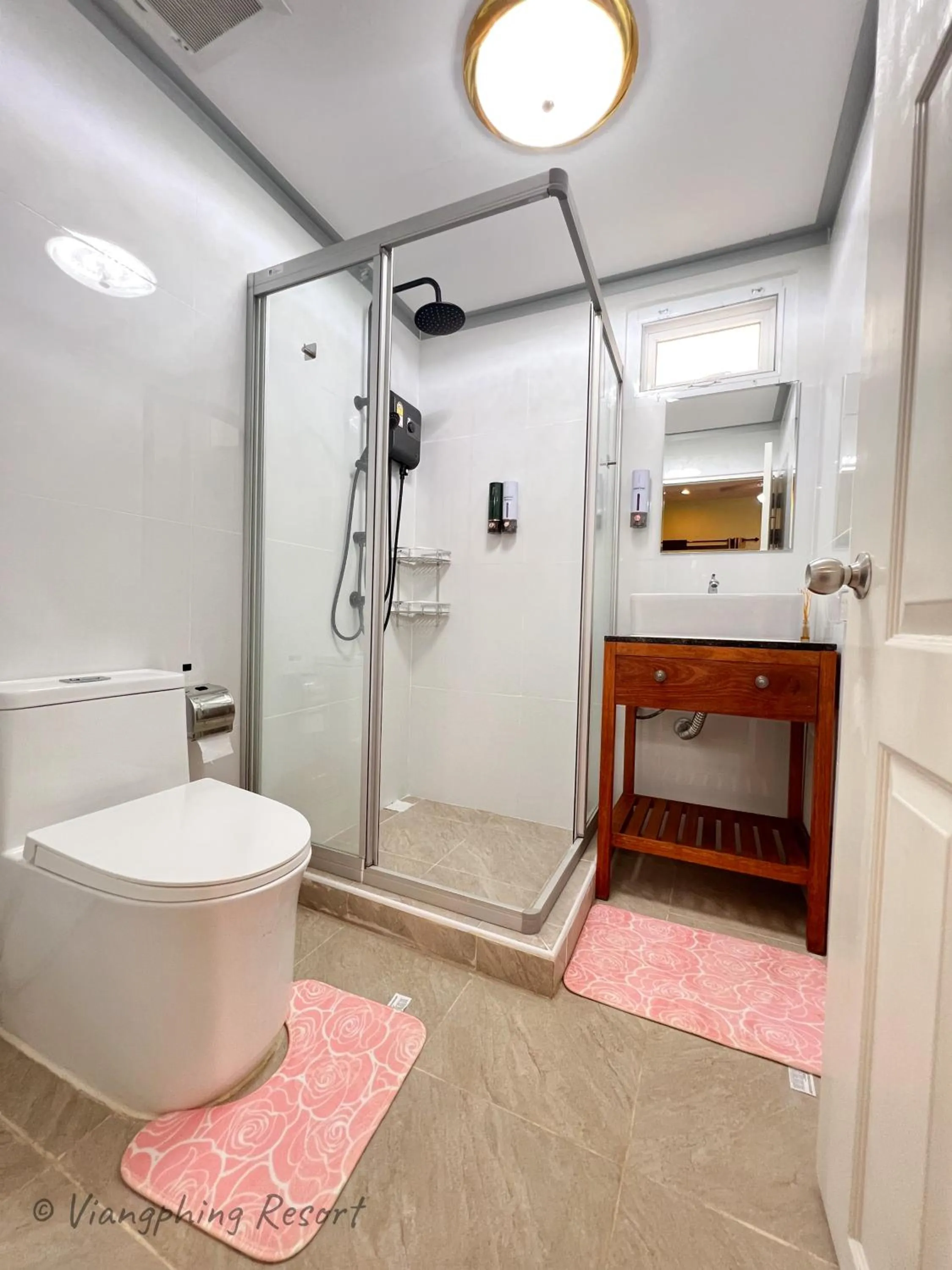 Toilet in ViangPhing Resort