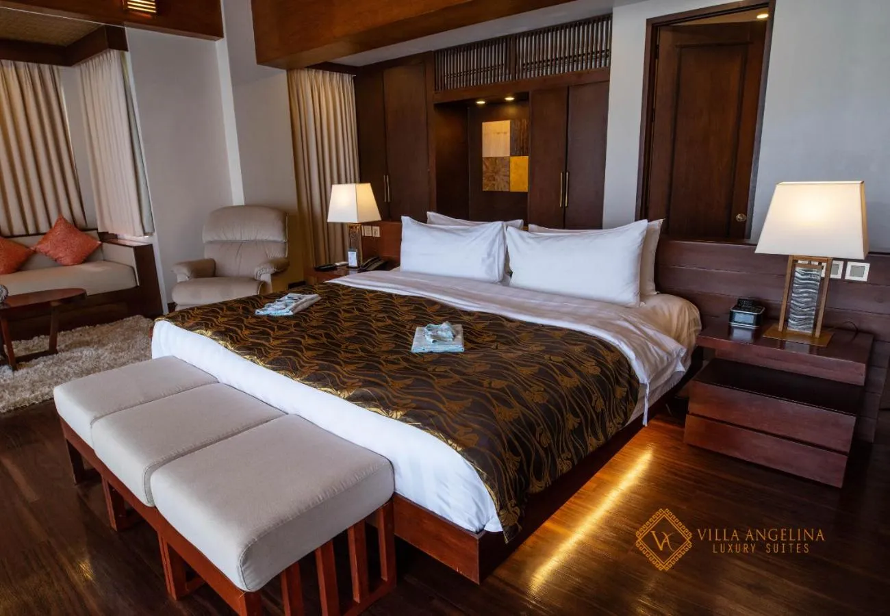 Bed in Villa Angelina Luxury Suites