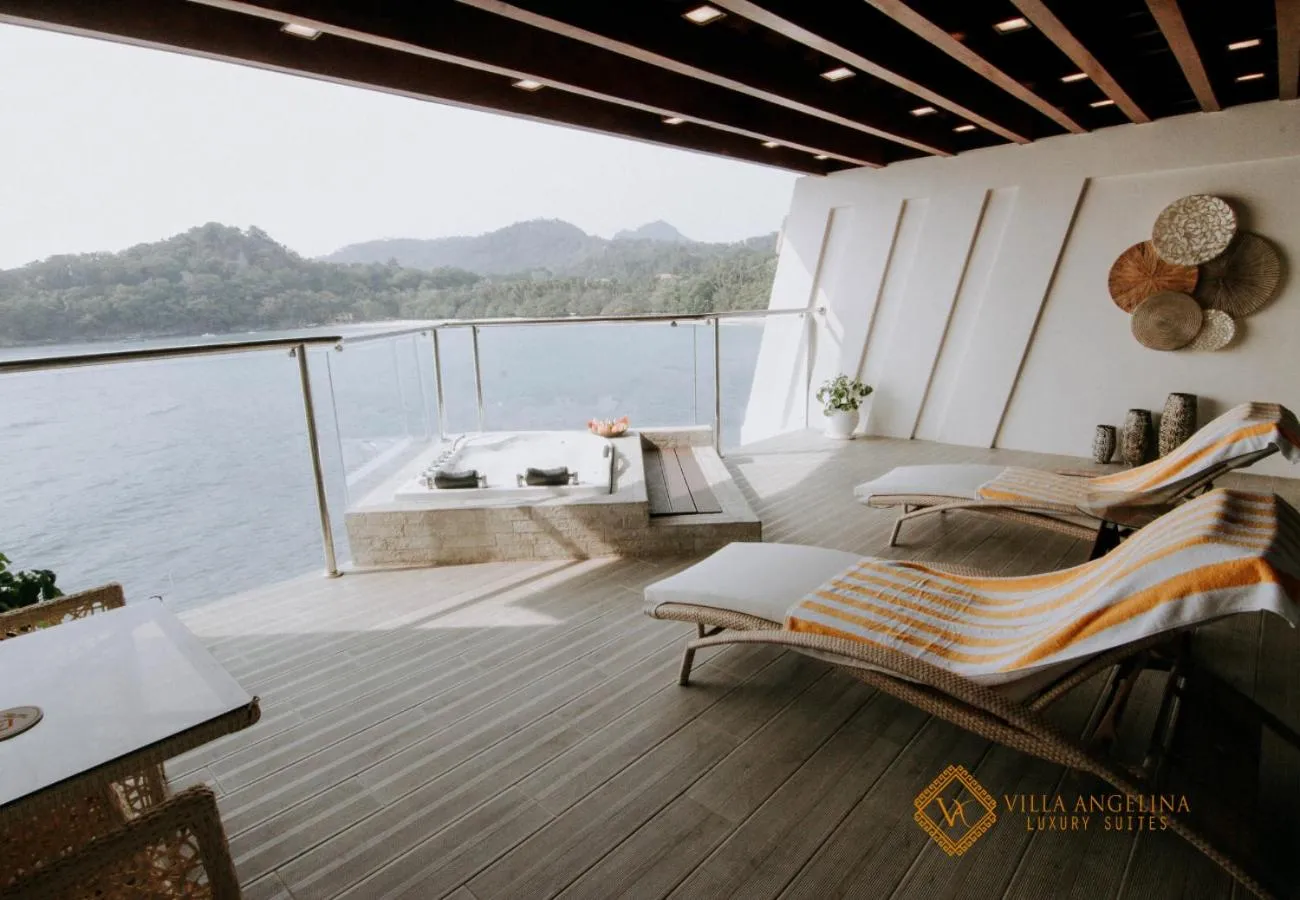 Patio in Villa Angelina Luxury Suites