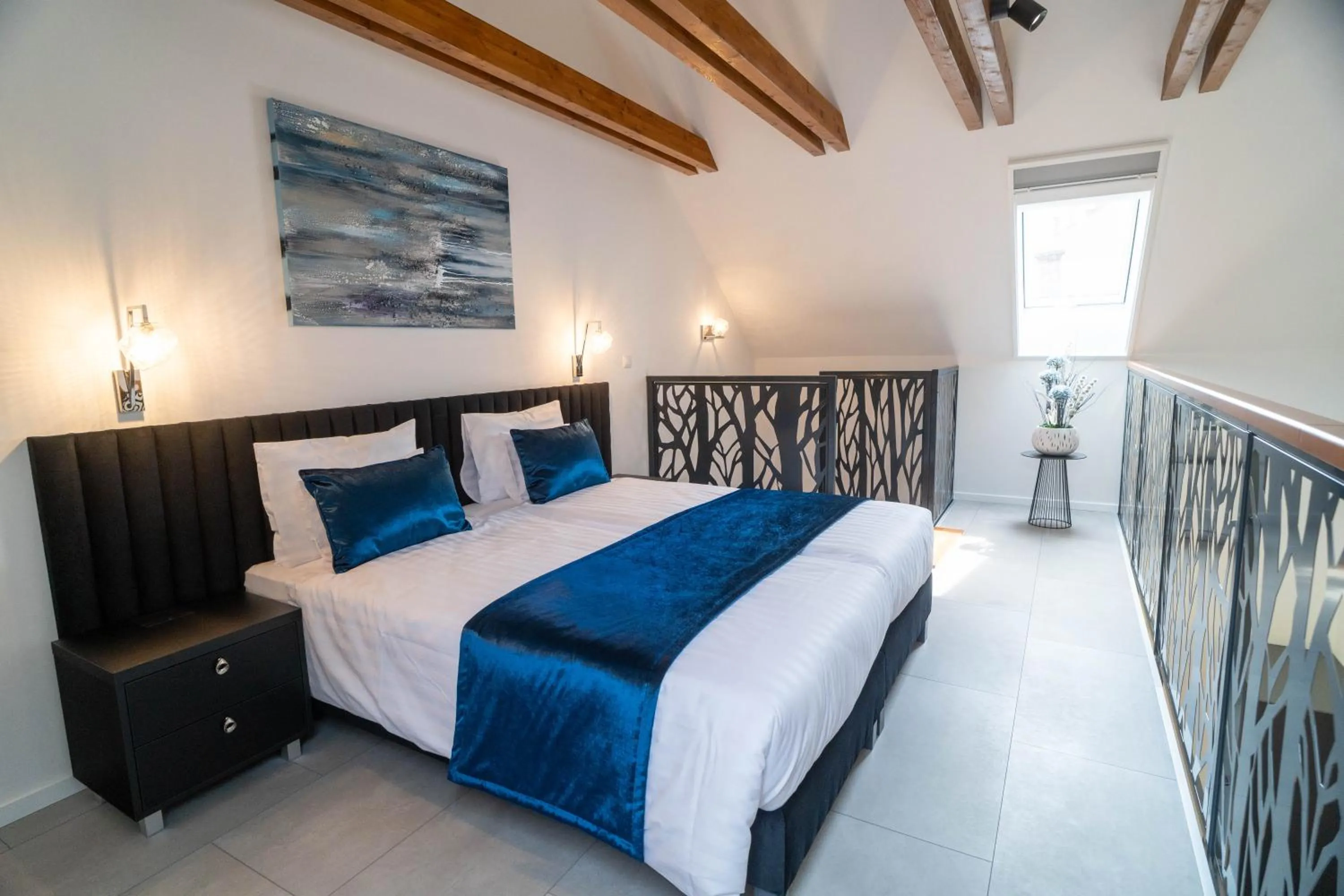 Bedroom, Bed in La Vita Prémium Panzió