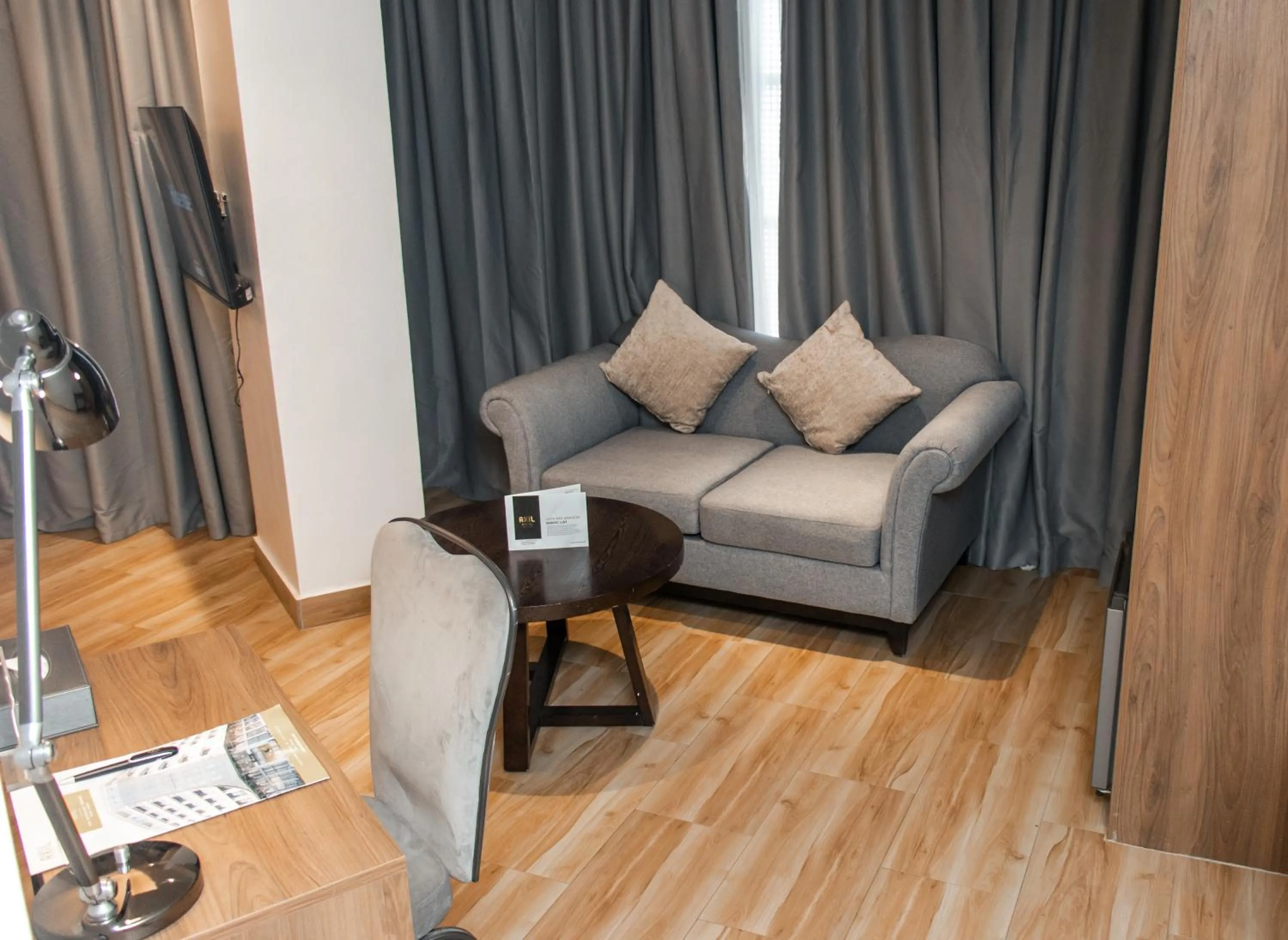 Seating area in AXIL HÔTEL