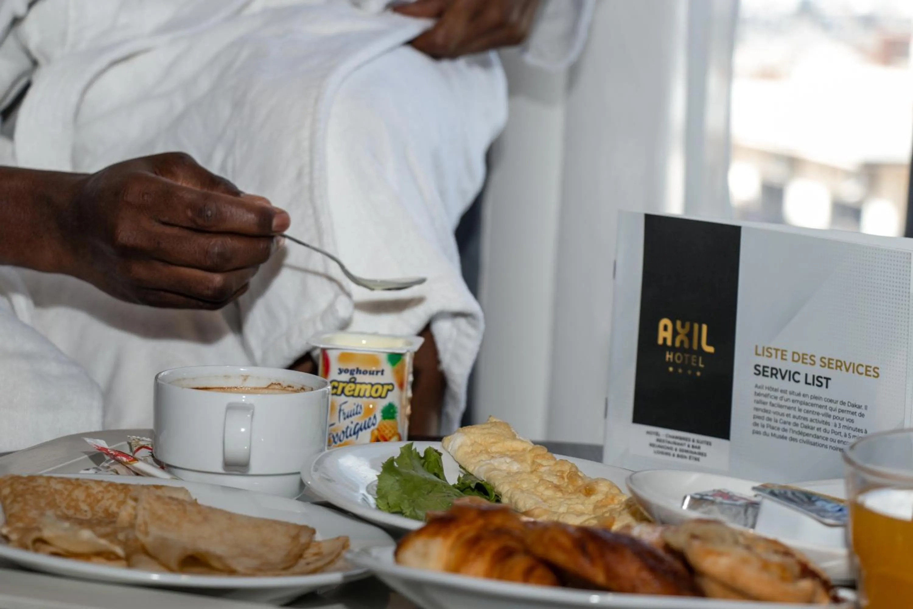 Breakfast in AXIL HÔTEL