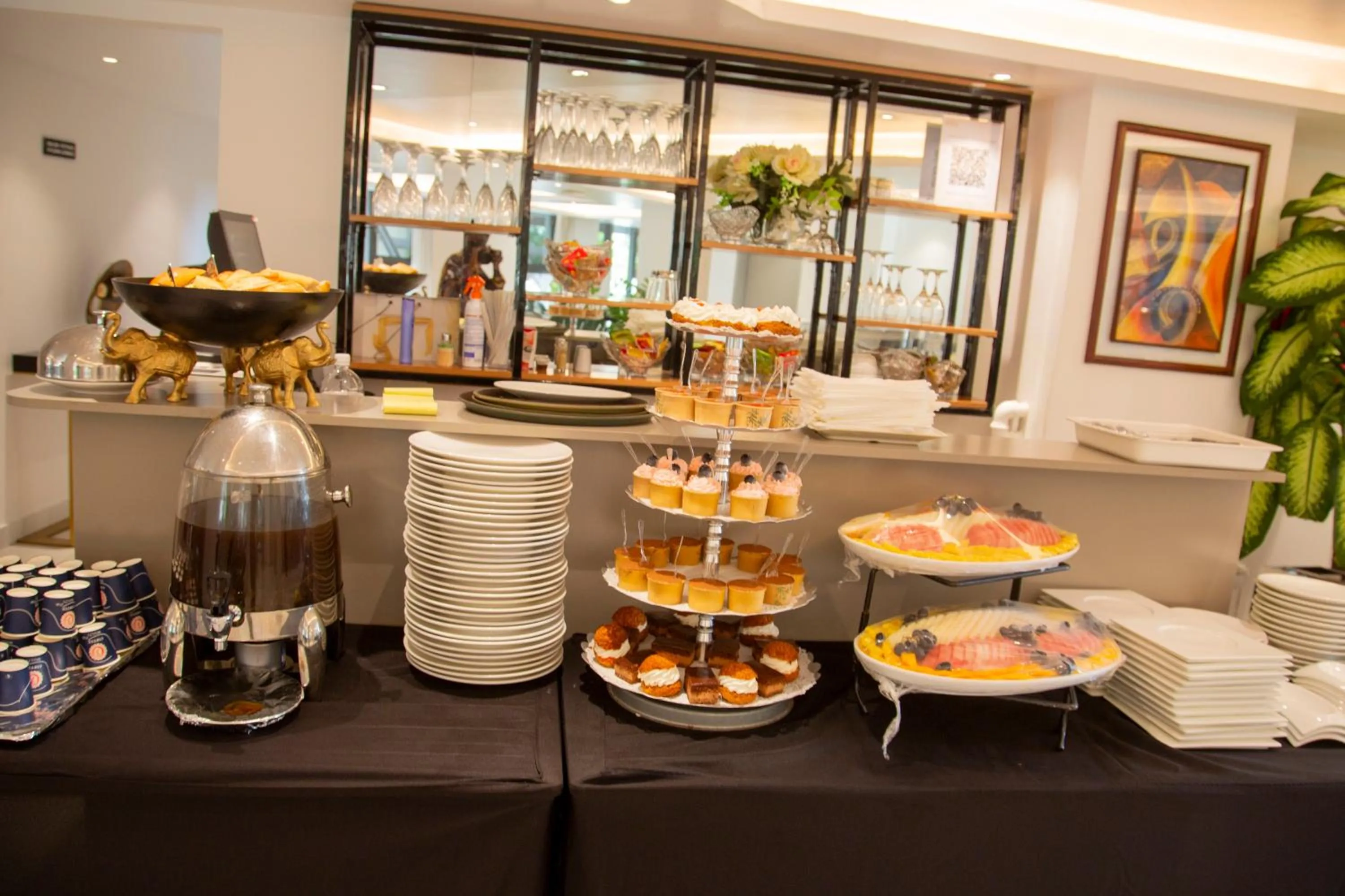 Buffet breakfast in AXIL HÔTEL