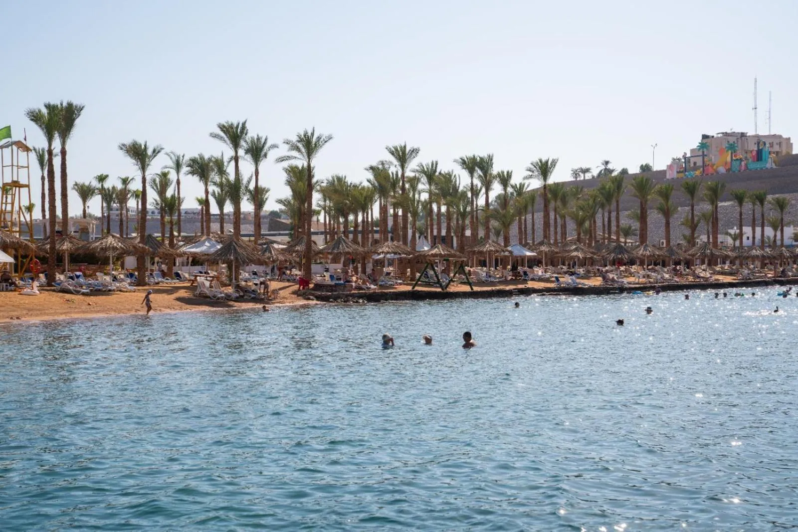 Beach in Seti Sharm Palm Beach Resort Families and couples only