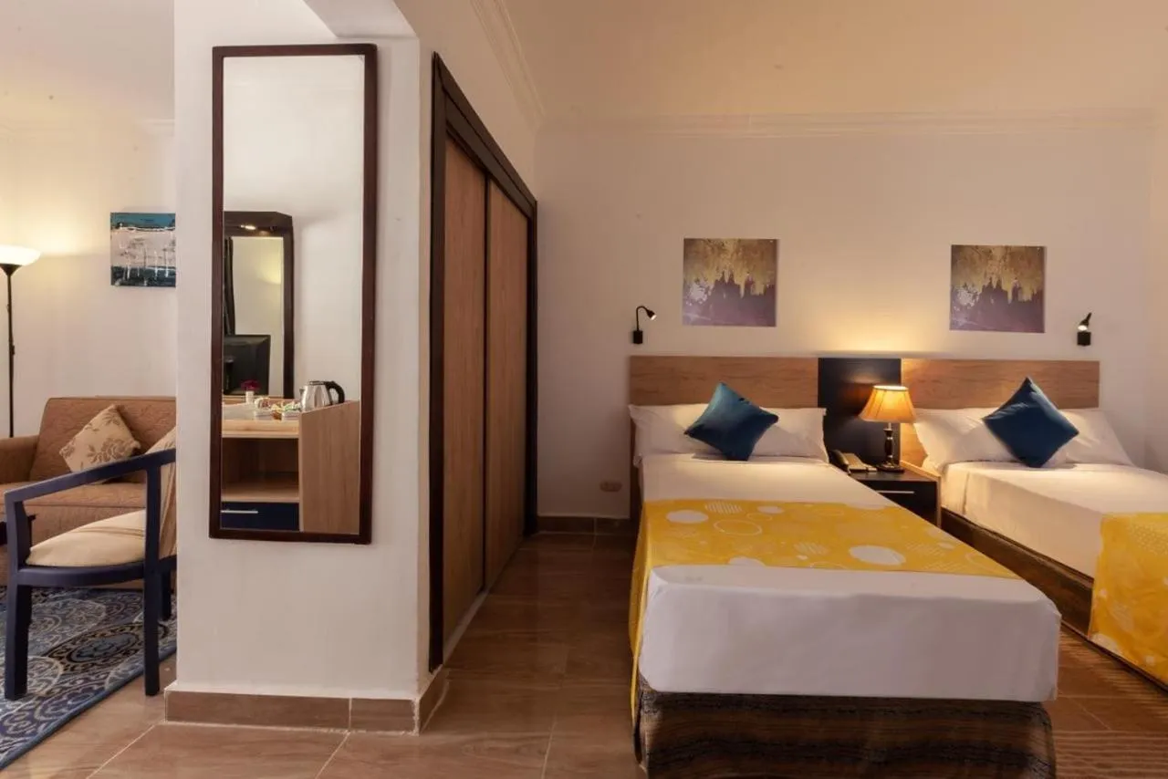 Bed in Seti Sharm Palm Beach Resort Families and couples only