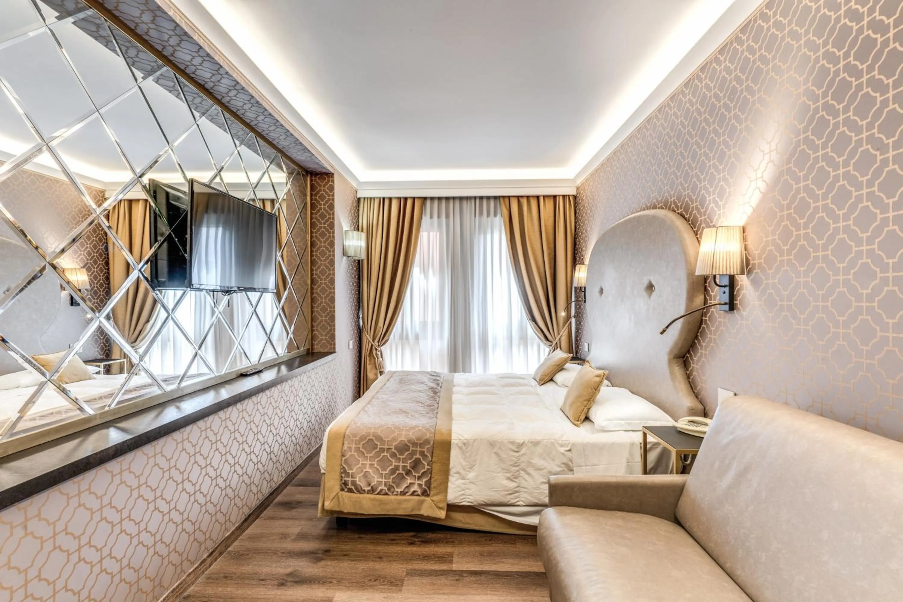 Bedroom, Bed in Hotel Belle Arti