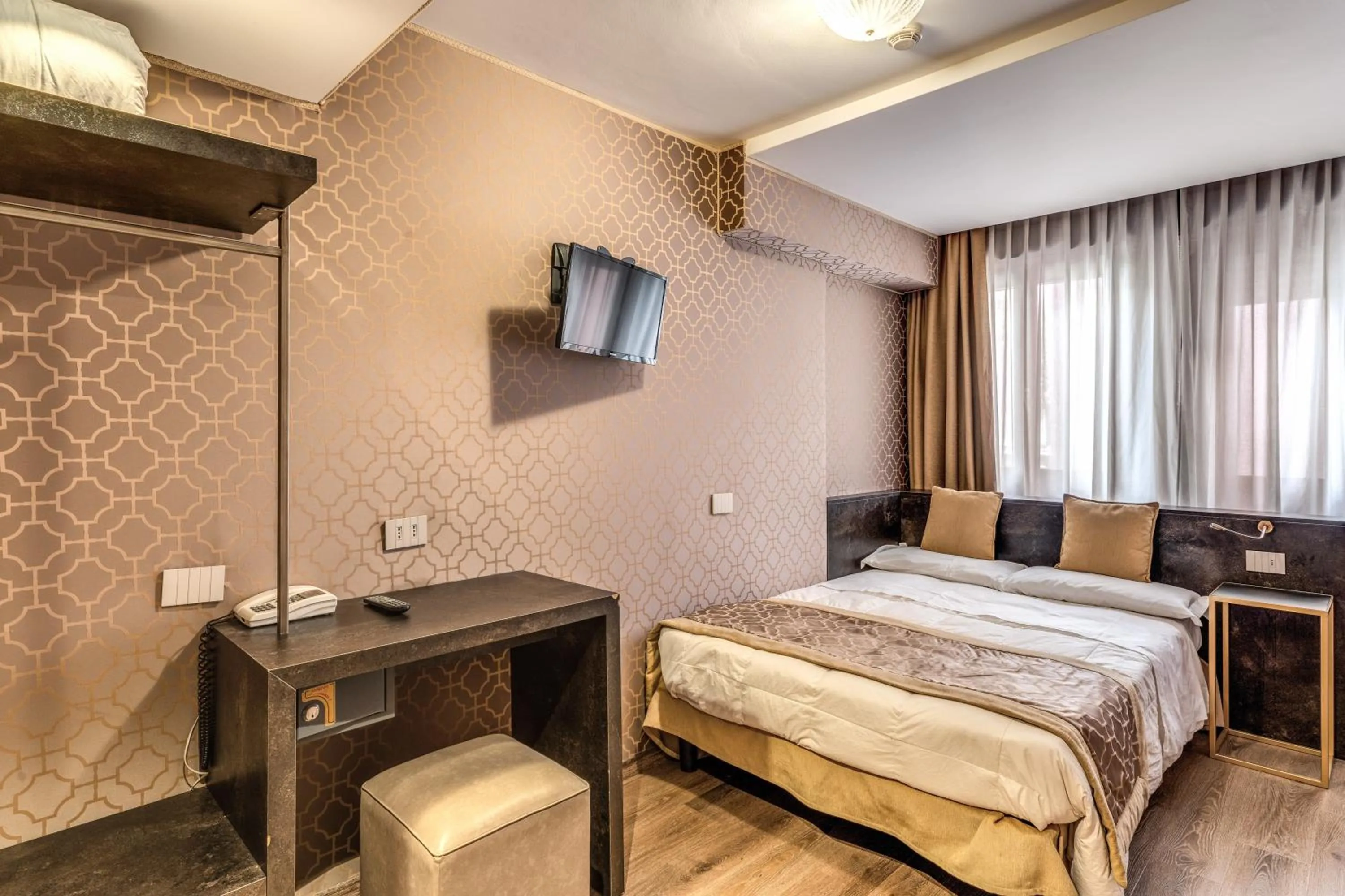 Bed in Hotel Belle Arti