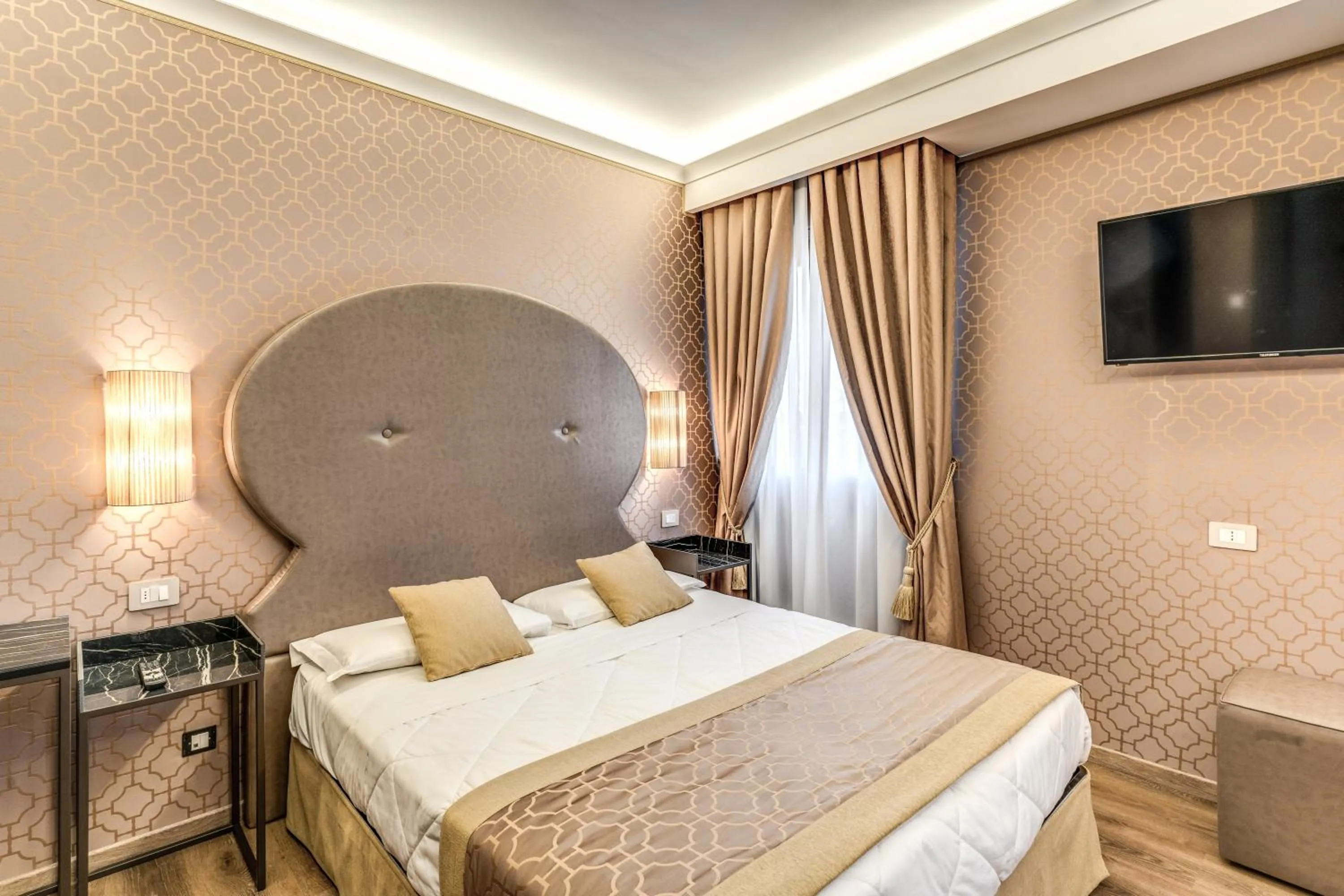 Bed in Hotel Belle Arti