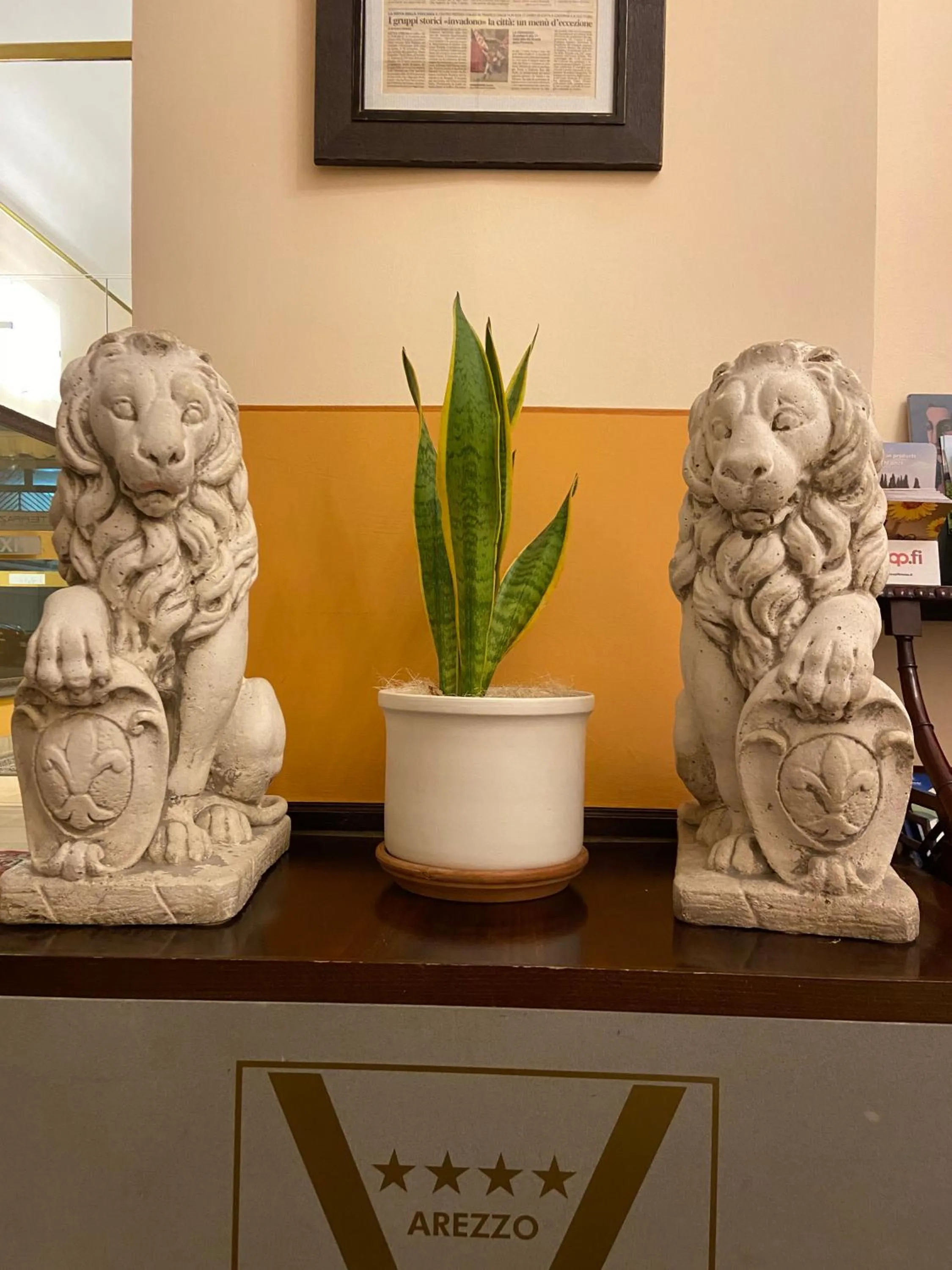 Decorative detail in Vogue Hotel Arezzo