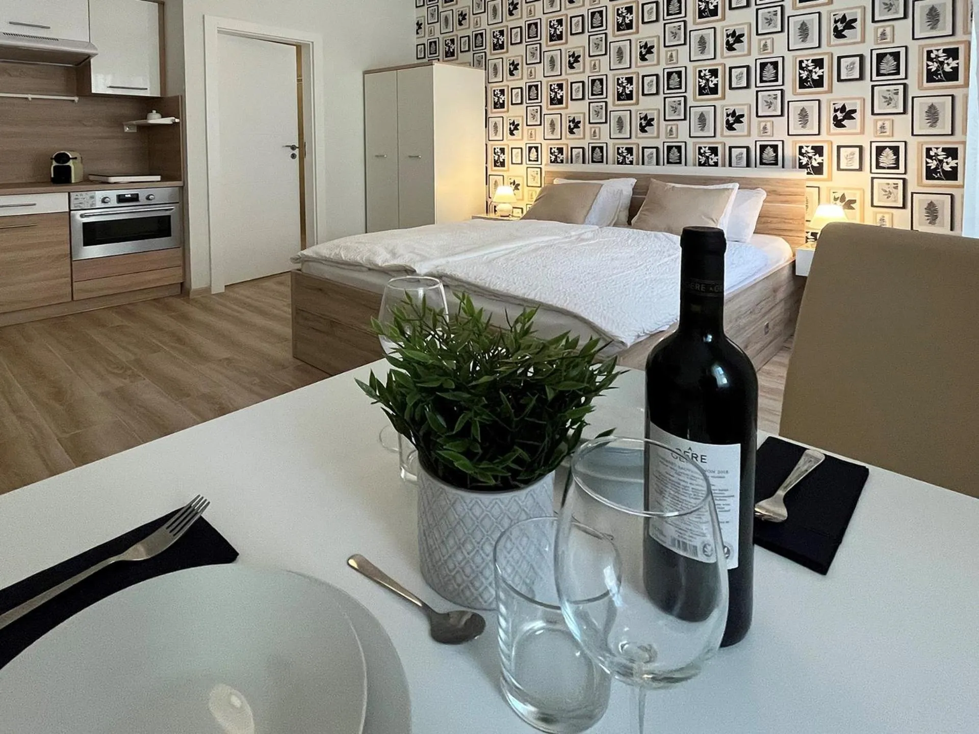 Bed in Camille Apartmanhouse