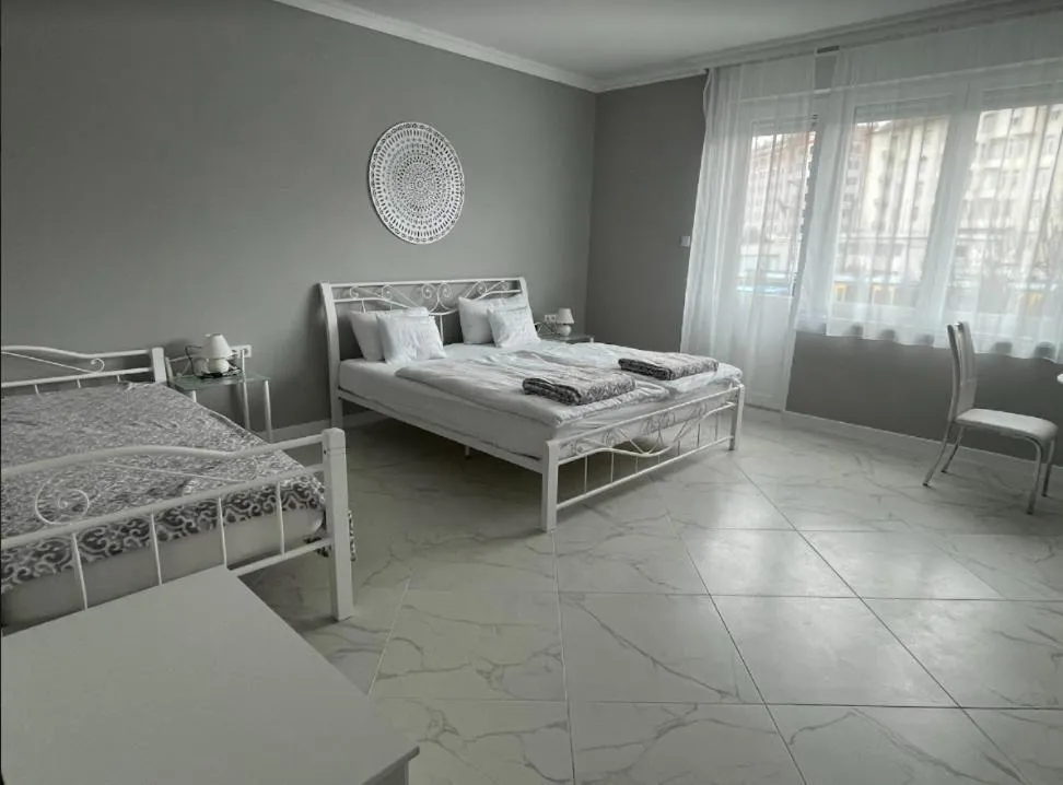 Bed in Camille Apartmanhouse