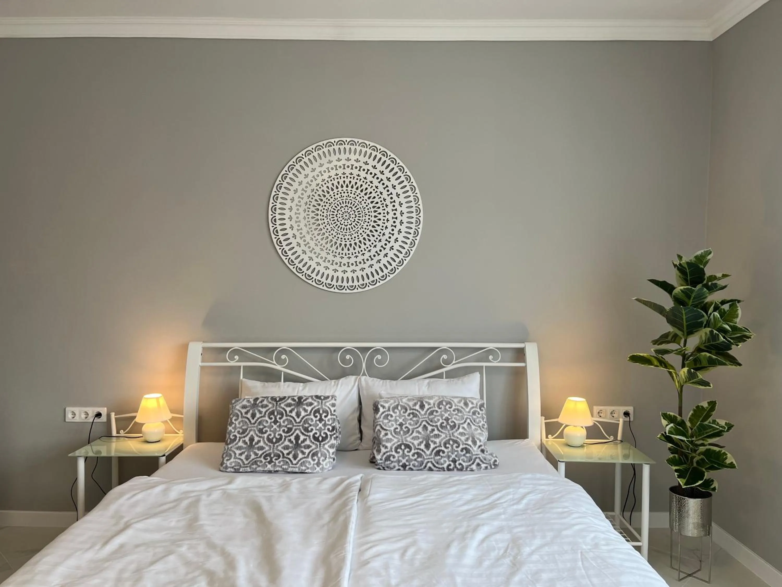 Bed in Camille Apartmanhouse