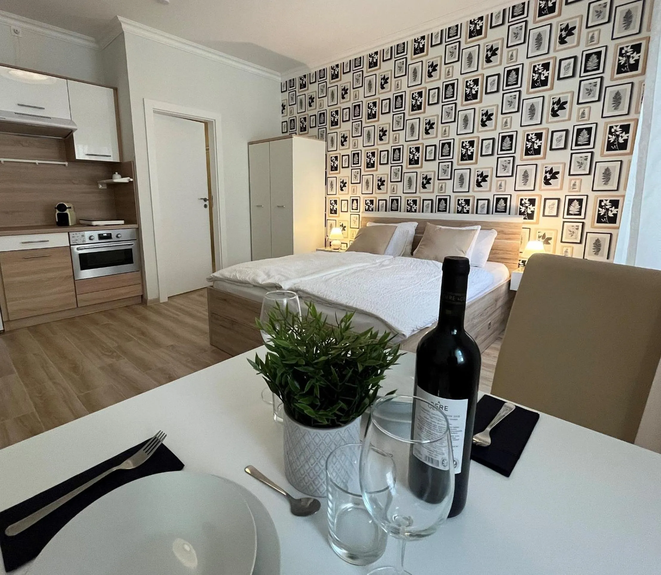 Bed in Camille Apartmanhouse