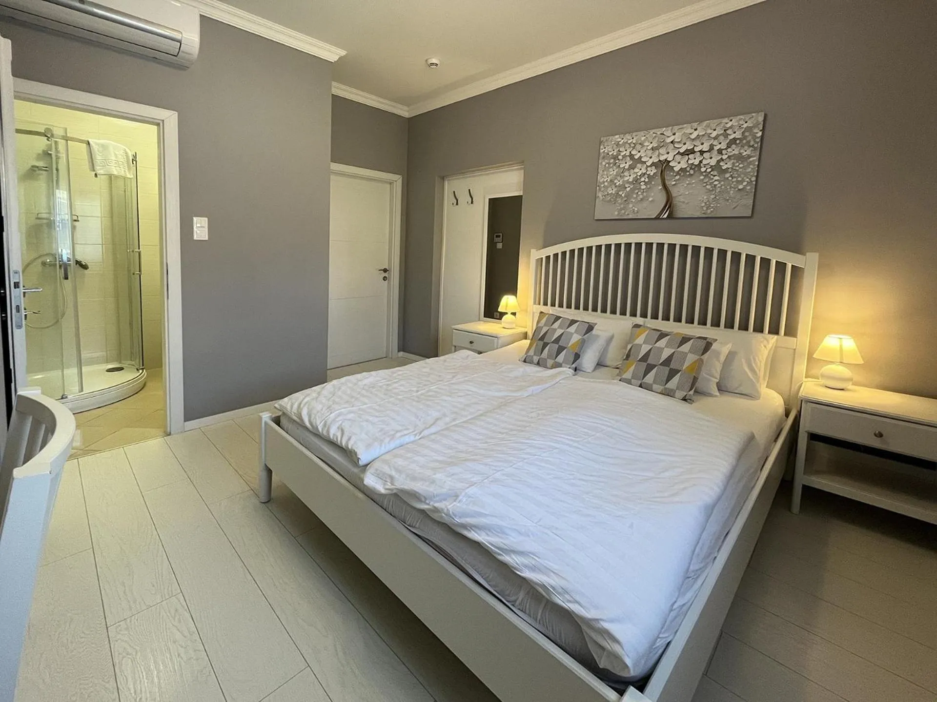 Bed in Camille Apartmanhouse