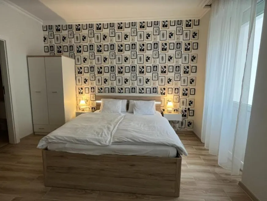 Bed in Camille Apartmanhouse