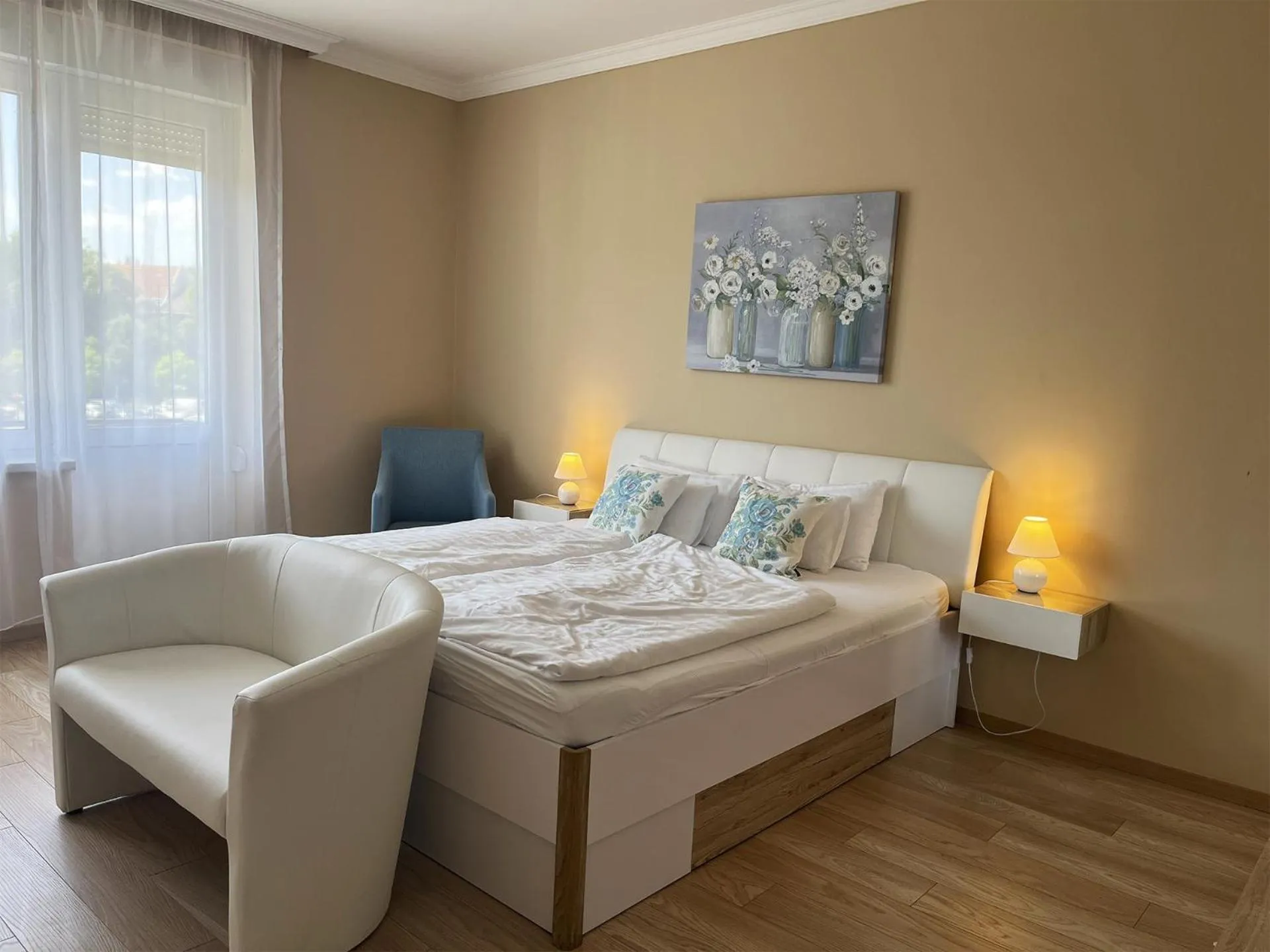 Bed in Camille Apartmanhouse