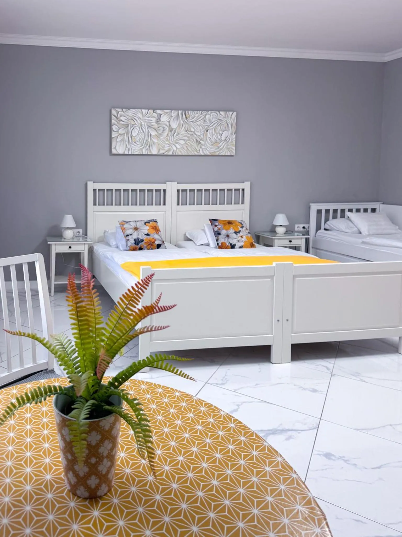 Bed in Camille Apartmanhouse