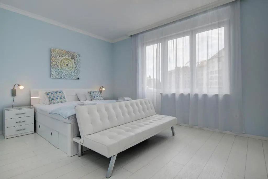 Bed in Camille Apartmanhouse