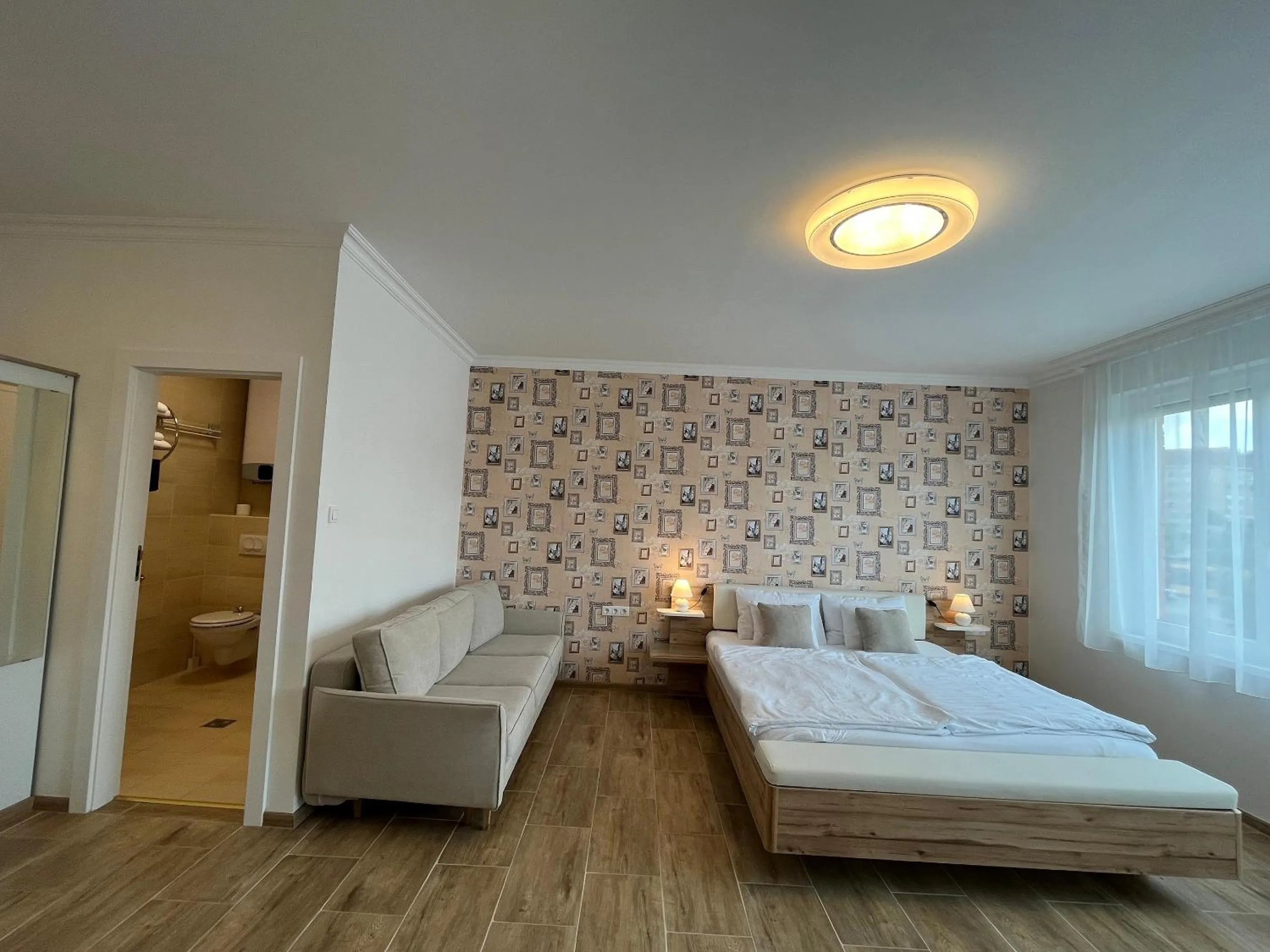 Bed in Camille Apartmanhouse