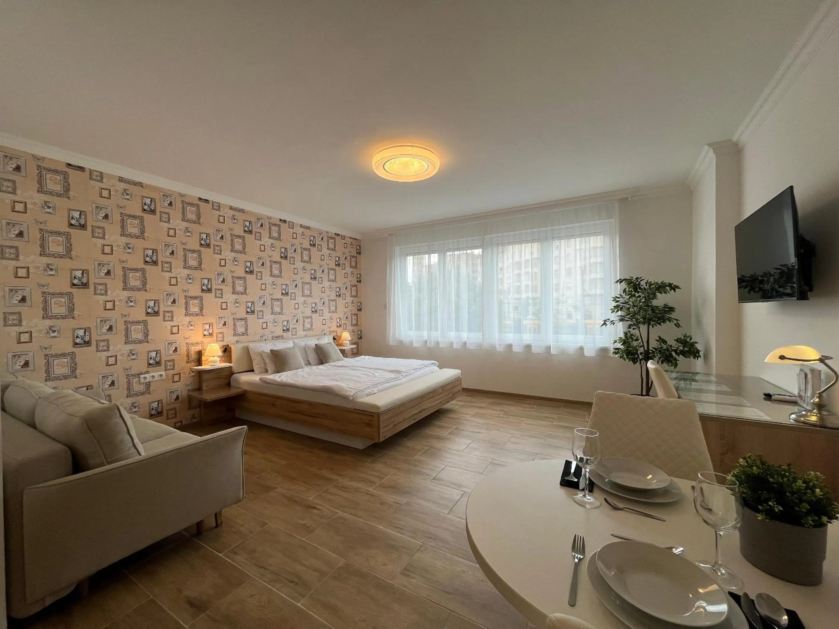 Bed in Camille Apartmanhouse