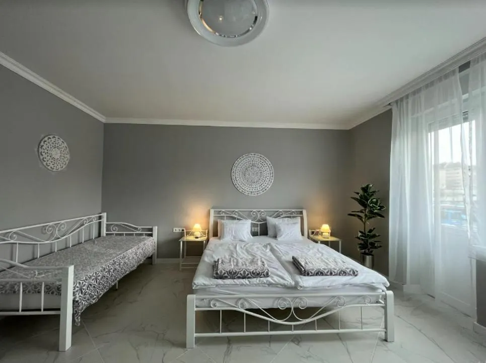 Bed in Camille Apartmanhouse