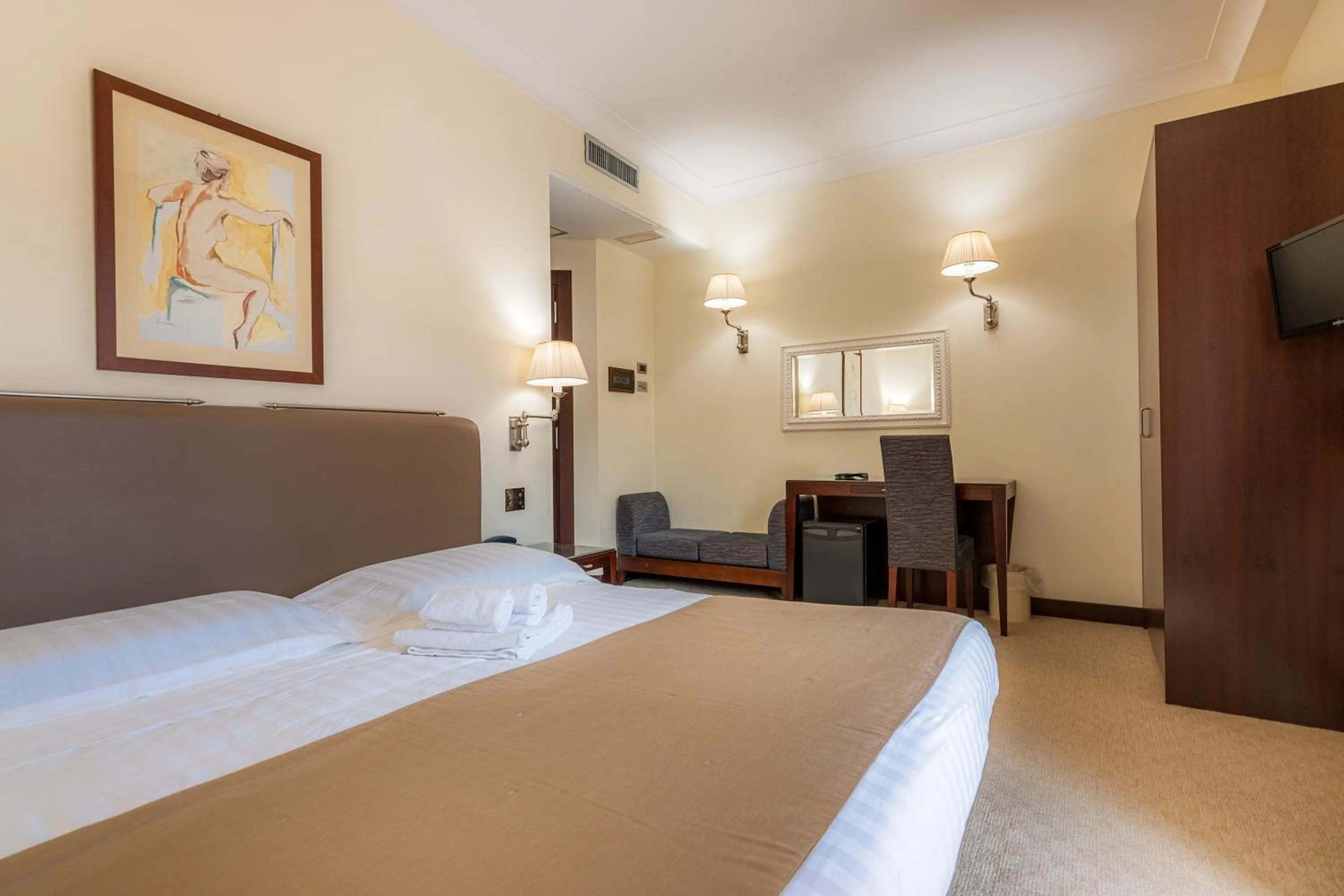 Bedroom, Bed in Hotel Cala Del Porto