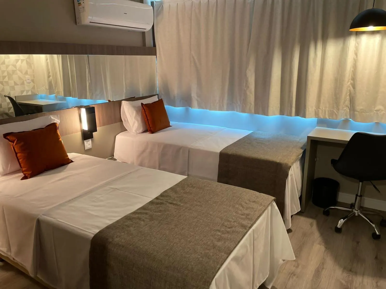 Bed in Logic Hotel Volta Redonda