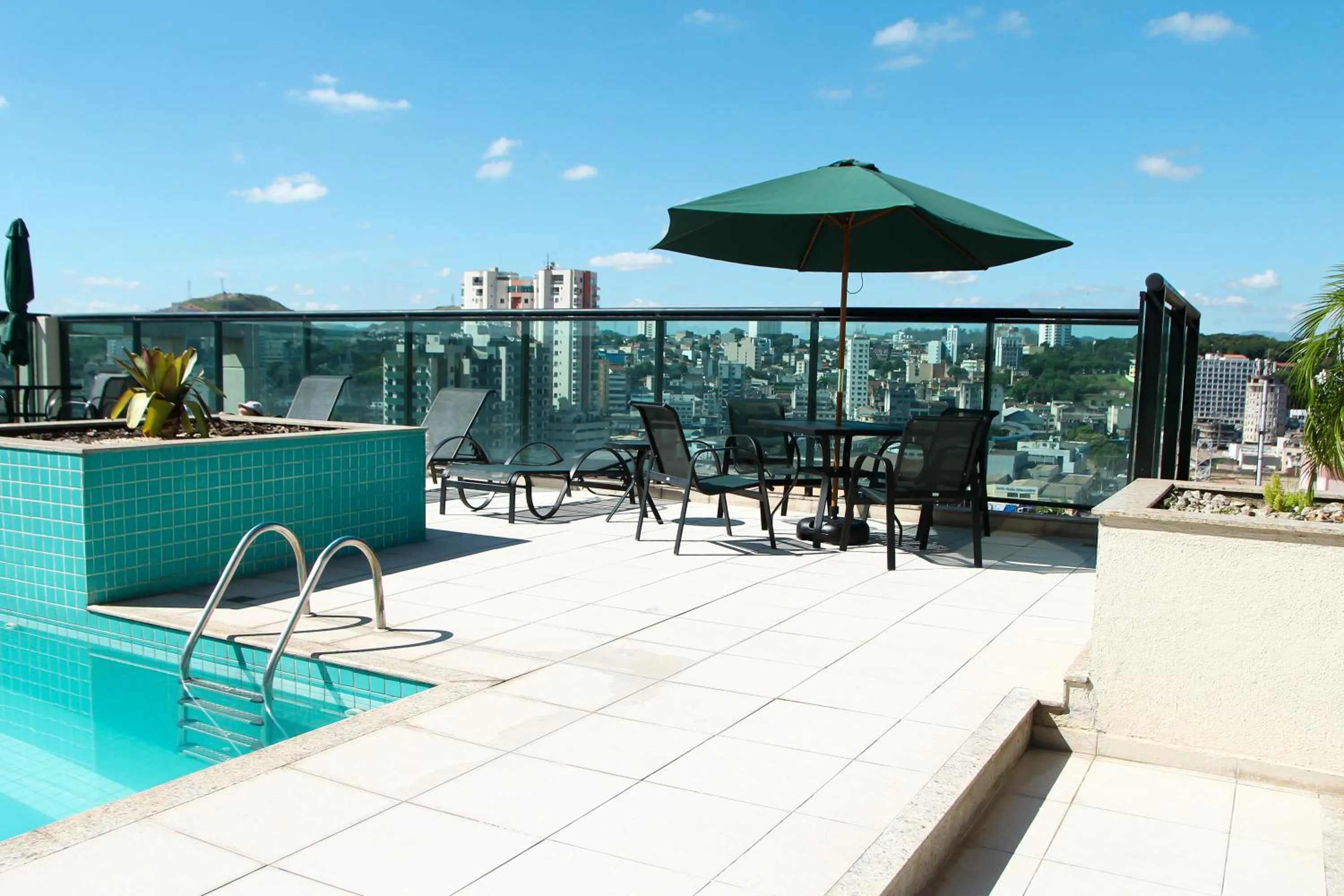 Seating area in Logic Hotel Volta Redonda