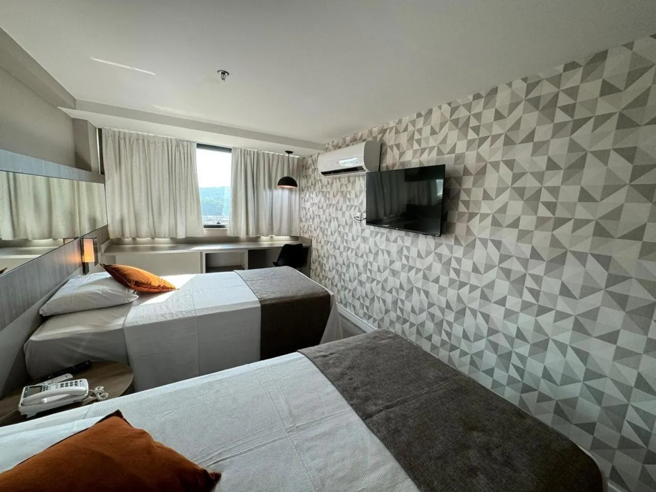 Bed in Logic Hotel Volta Redonda