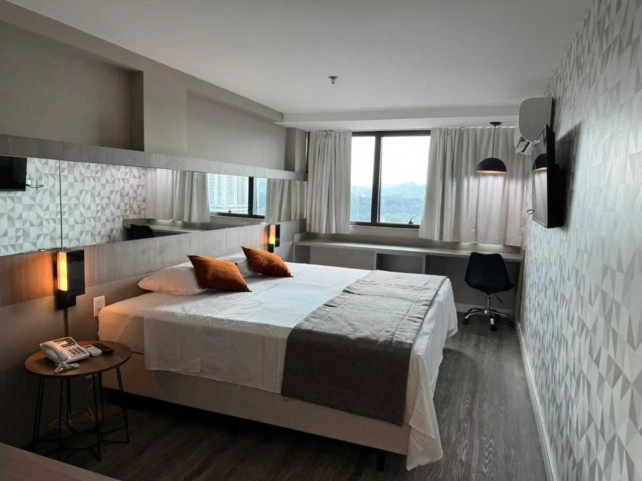 Bed in Logic Hotel Volta Redonda