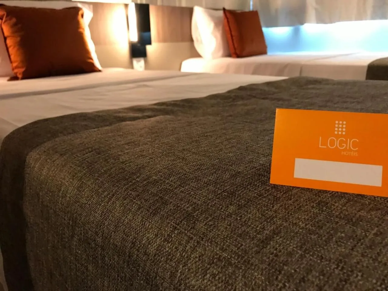 Bed in Logic Hotel Volta Redonda