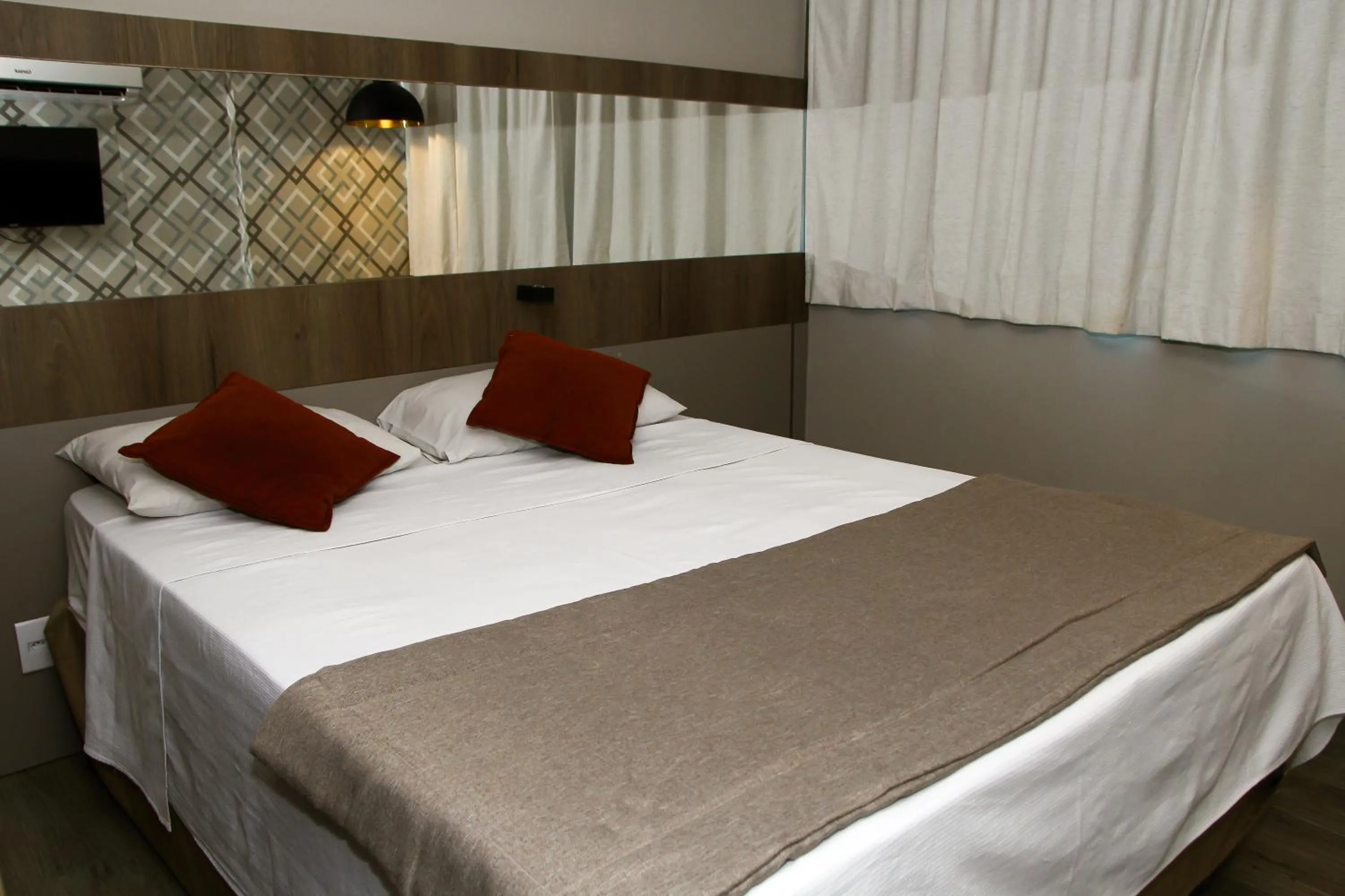 Bed in Logic Hotel Volta Redonda