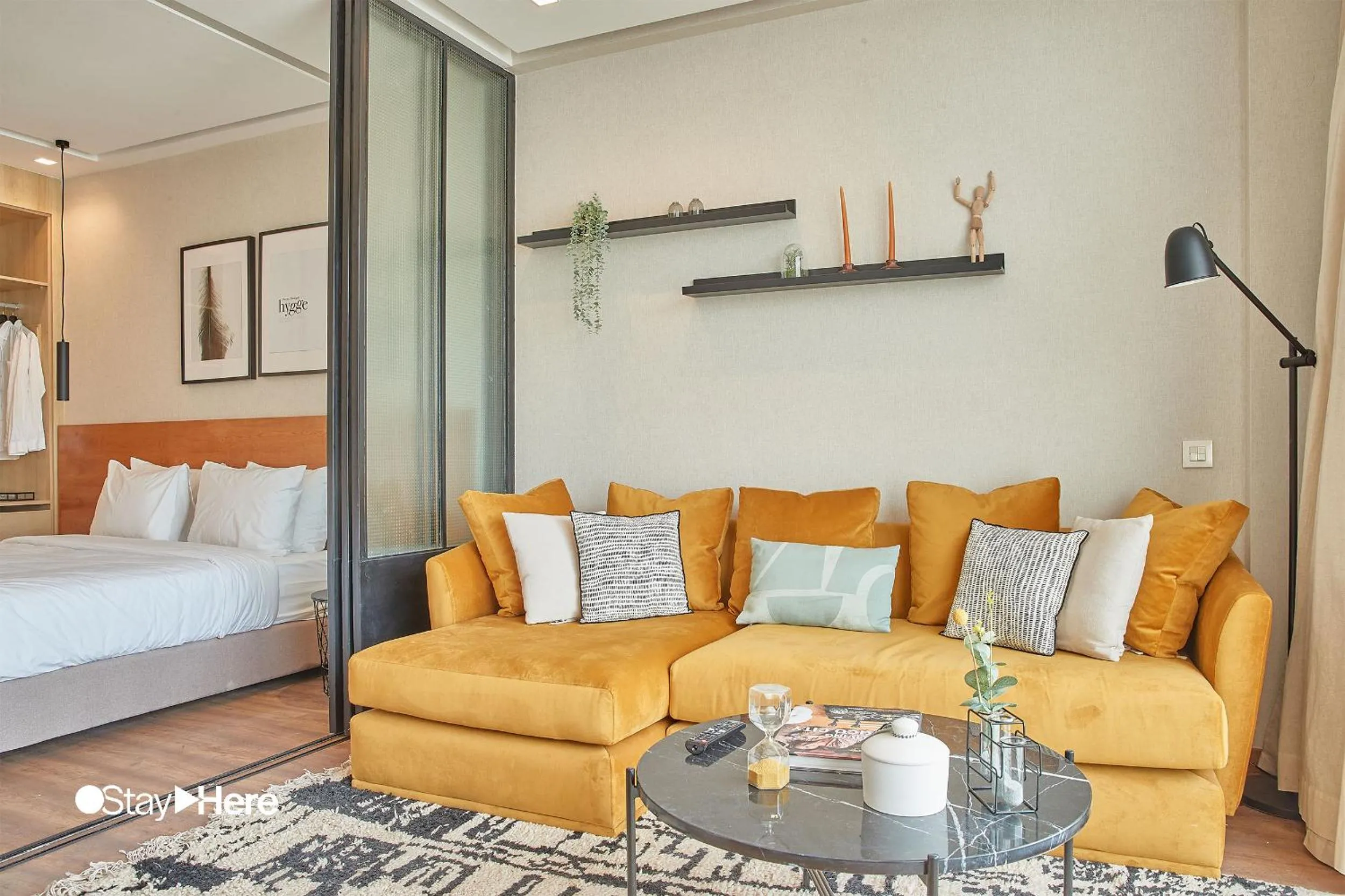 Bed in Stayhere Casablanca - Palmier - Executive Residence