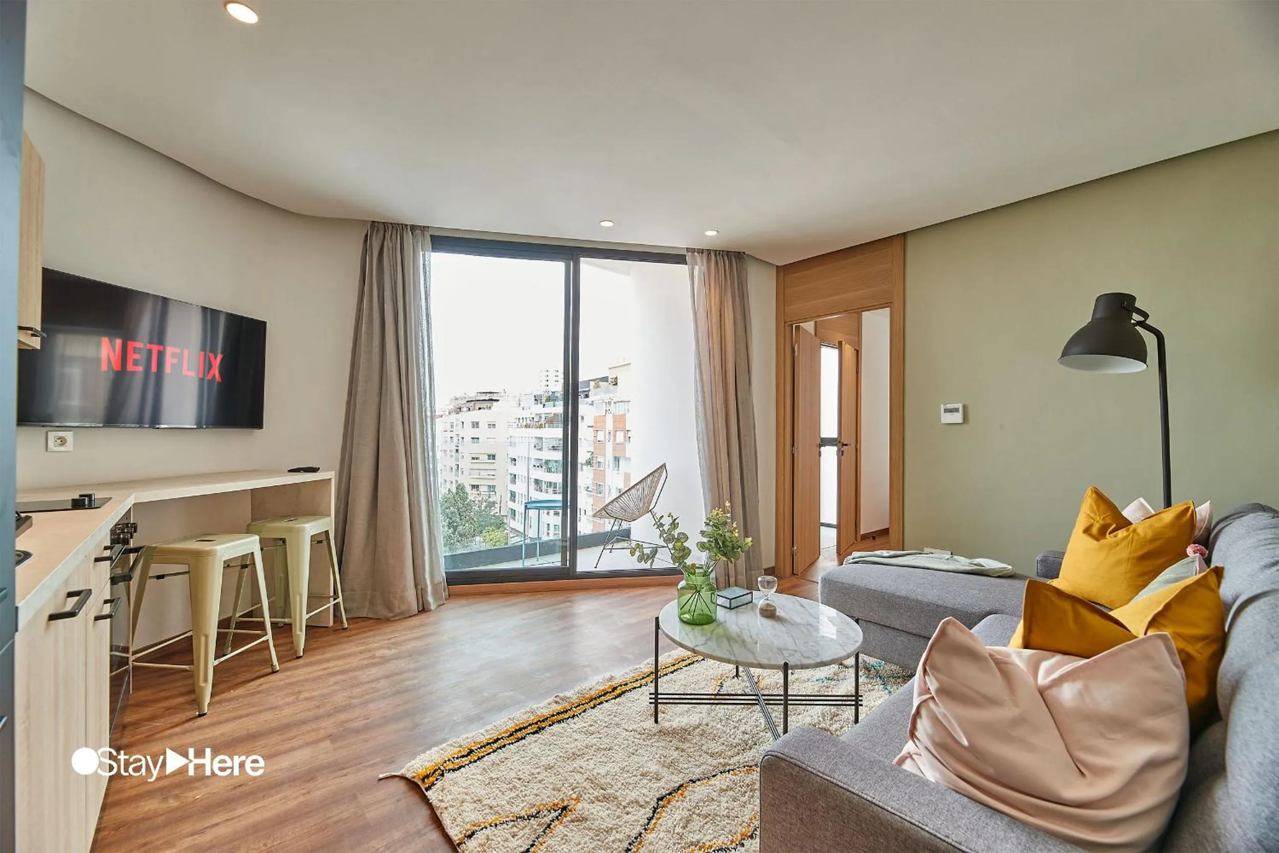 Living room in Stayhere Casablanca - Palmier - Executive Residence
