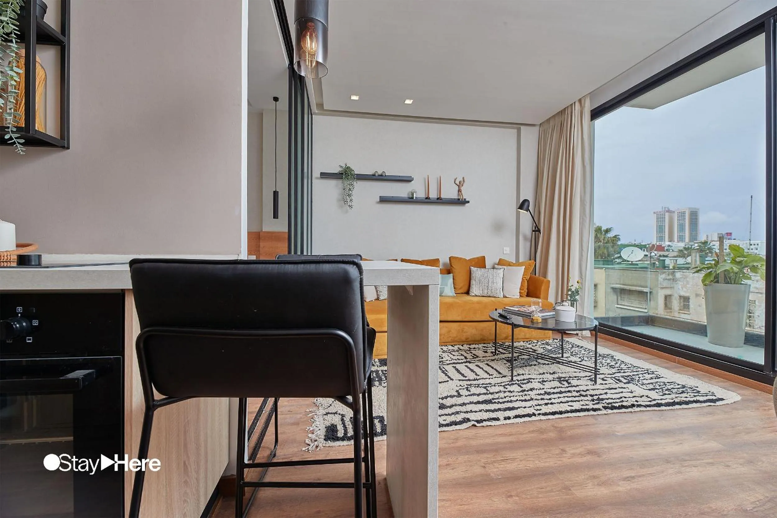 Living room in Stayhere Casablanca - Palmier - Executive Residence