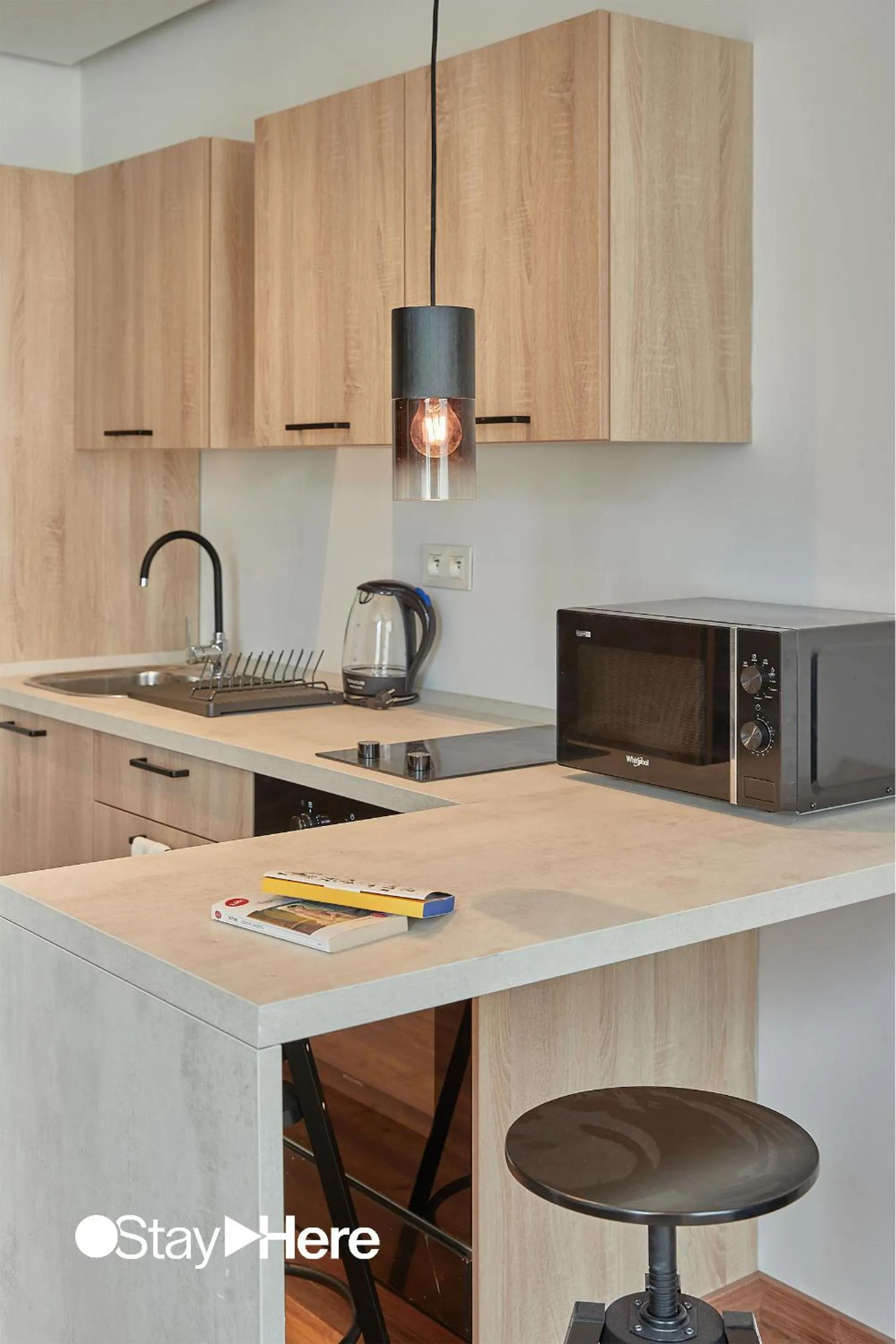 Kitchen or kitchenette in Stayhere Casablanca - Palmier - Executive Residence