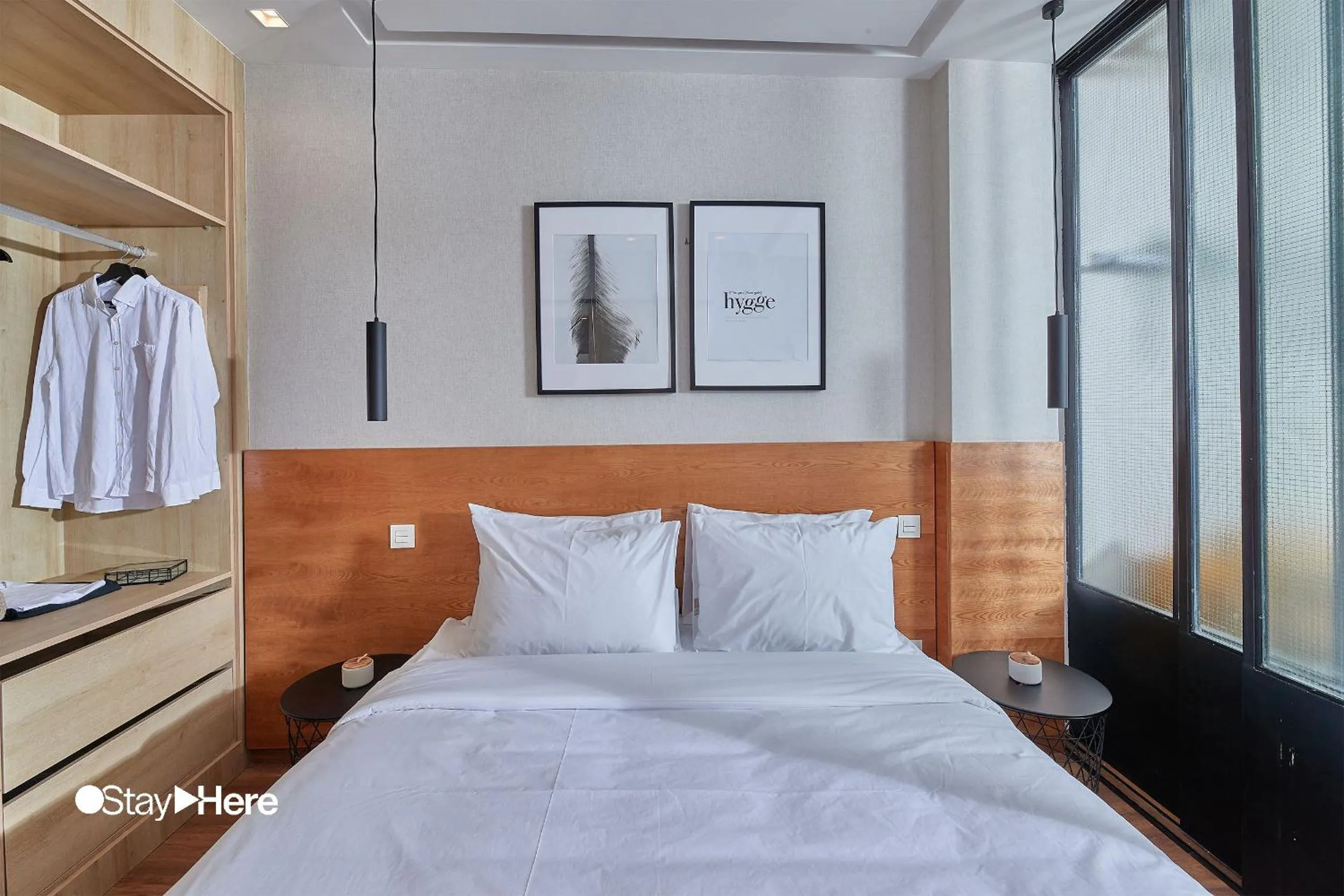 Bed in Stayhere Casablanca - Palmier - Executive Residence