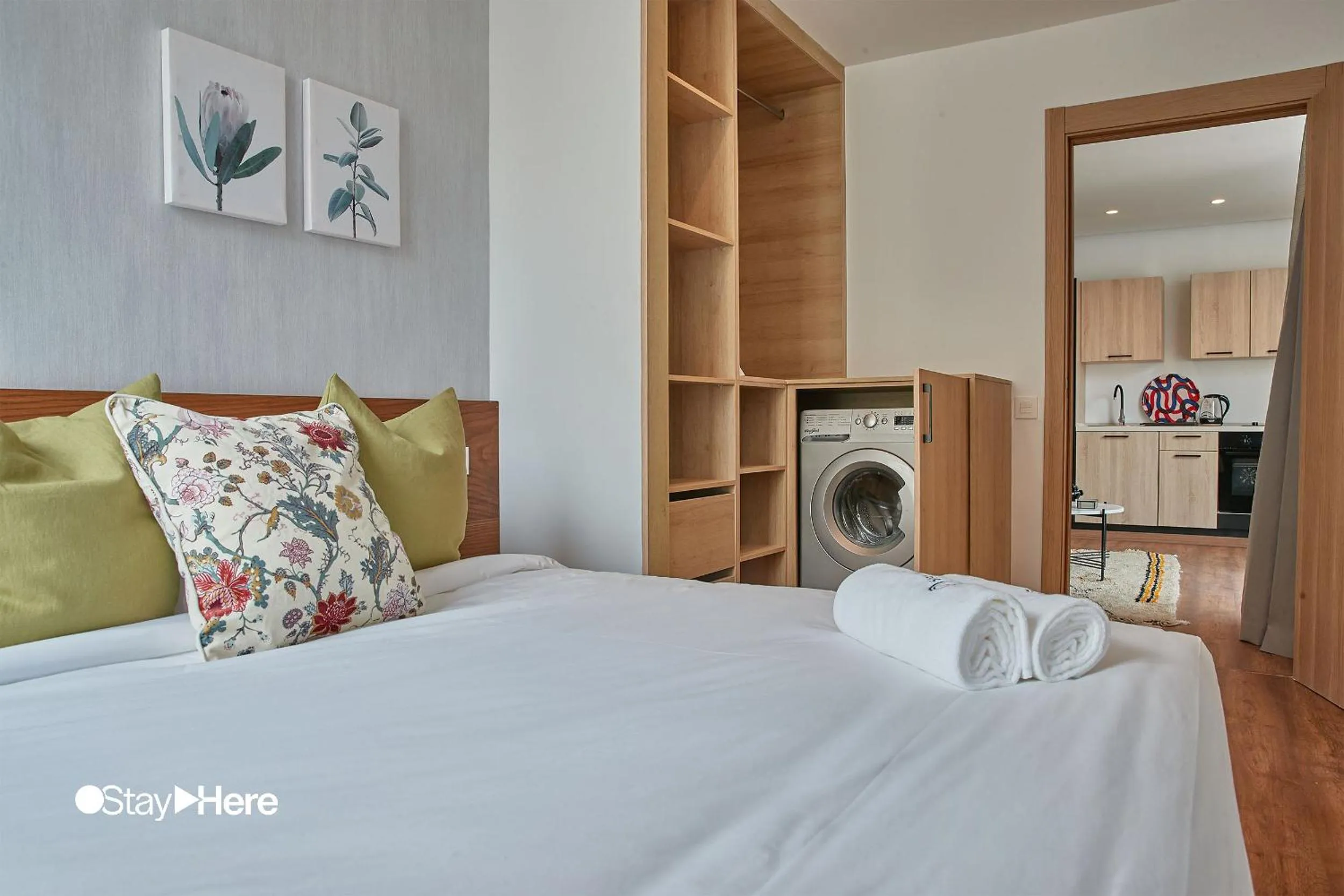 Bed in Stayhere Casablanca - Palmier - Executive Residence