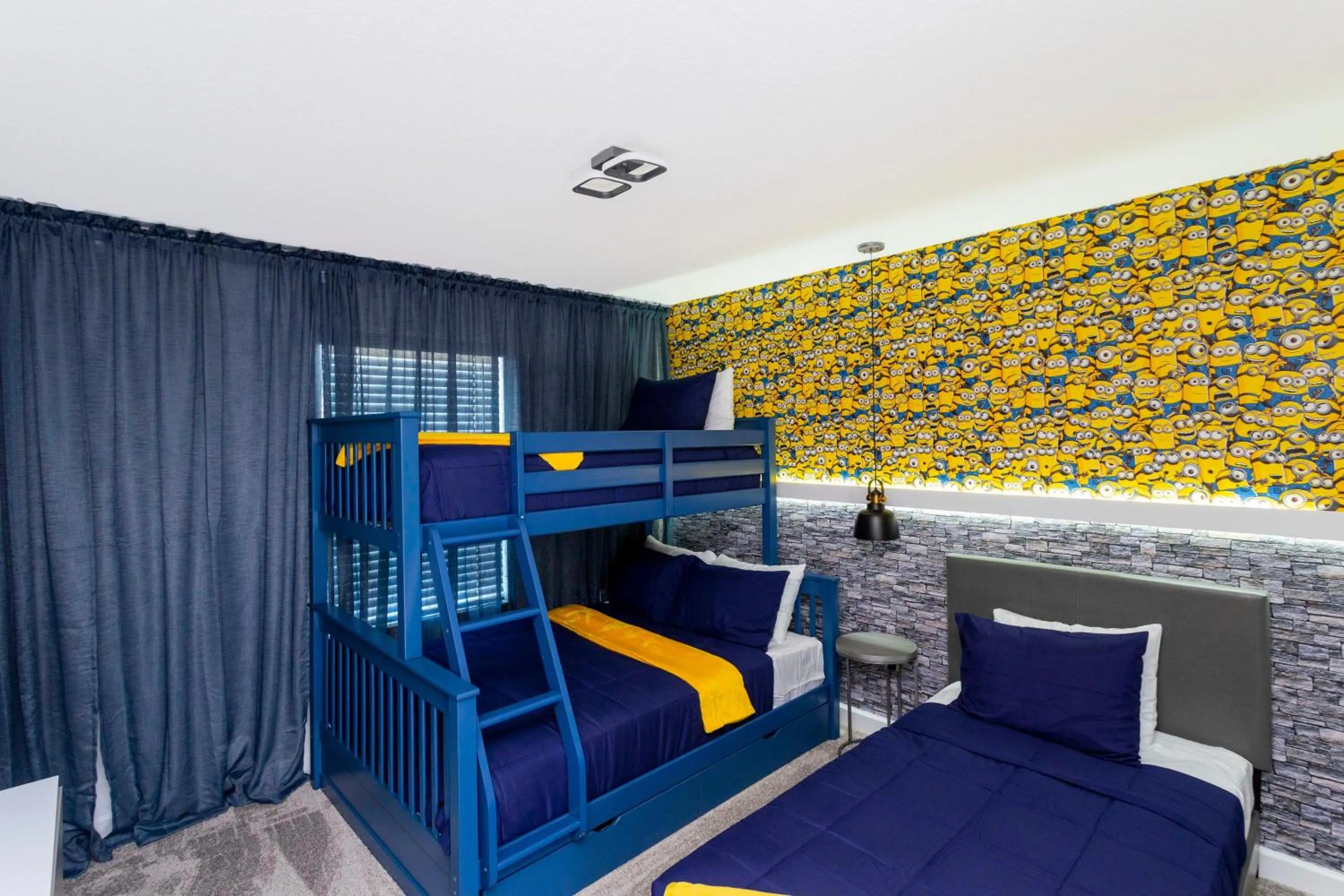 Bed in Gorgeous 4 Bd Close to Disney w/ Pool @ Storey Lake Resort 4245