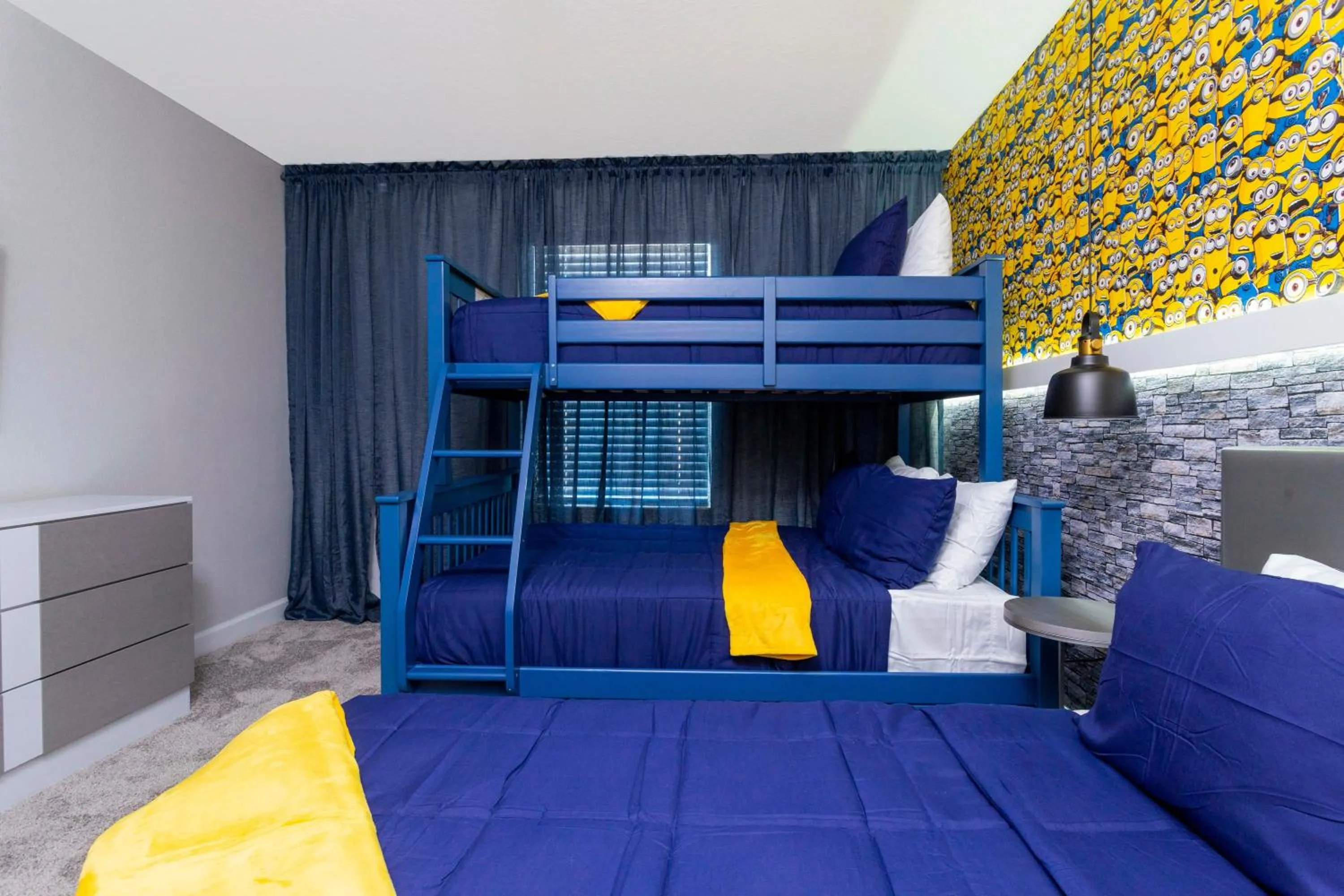 Bed in Gorgeous 4 Bd Close to Disney w/ Pool @ Storey Lake Resort 4245