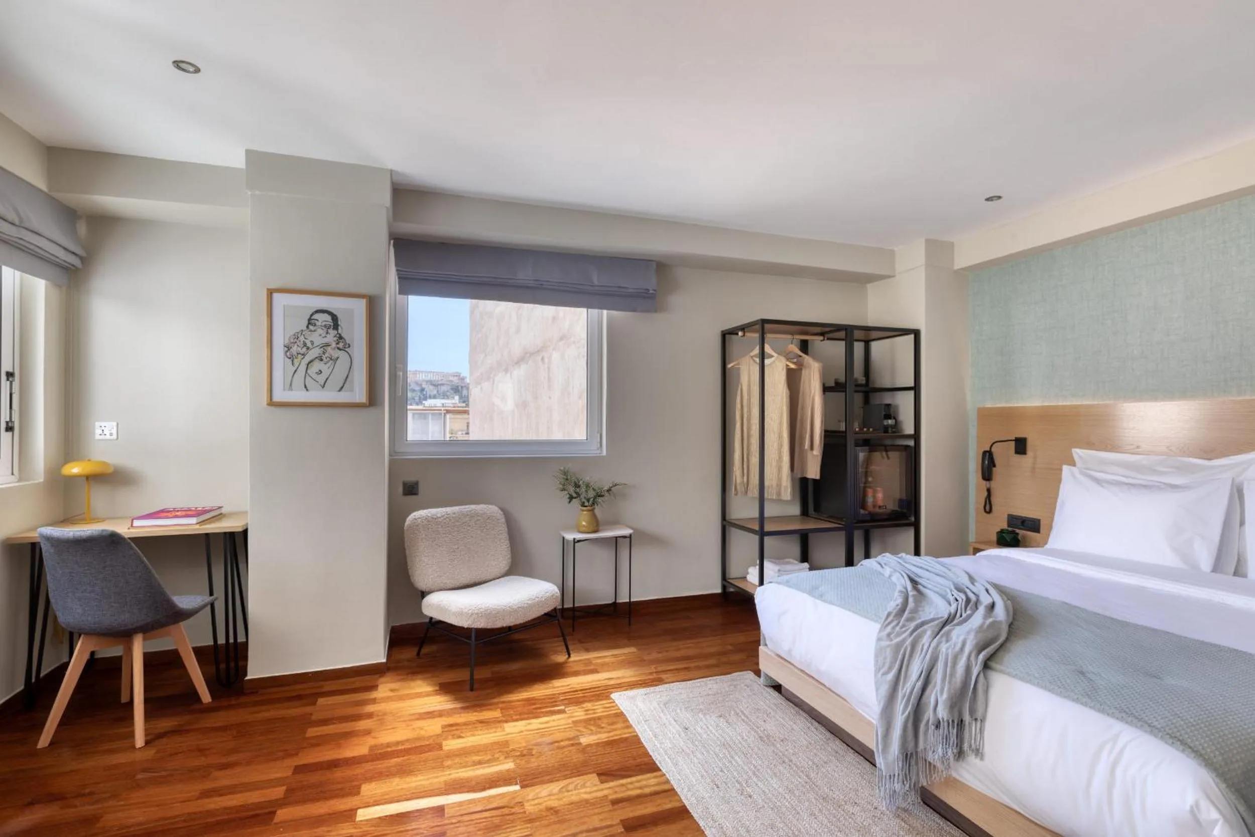 Bed in Arcade Hotel Athens