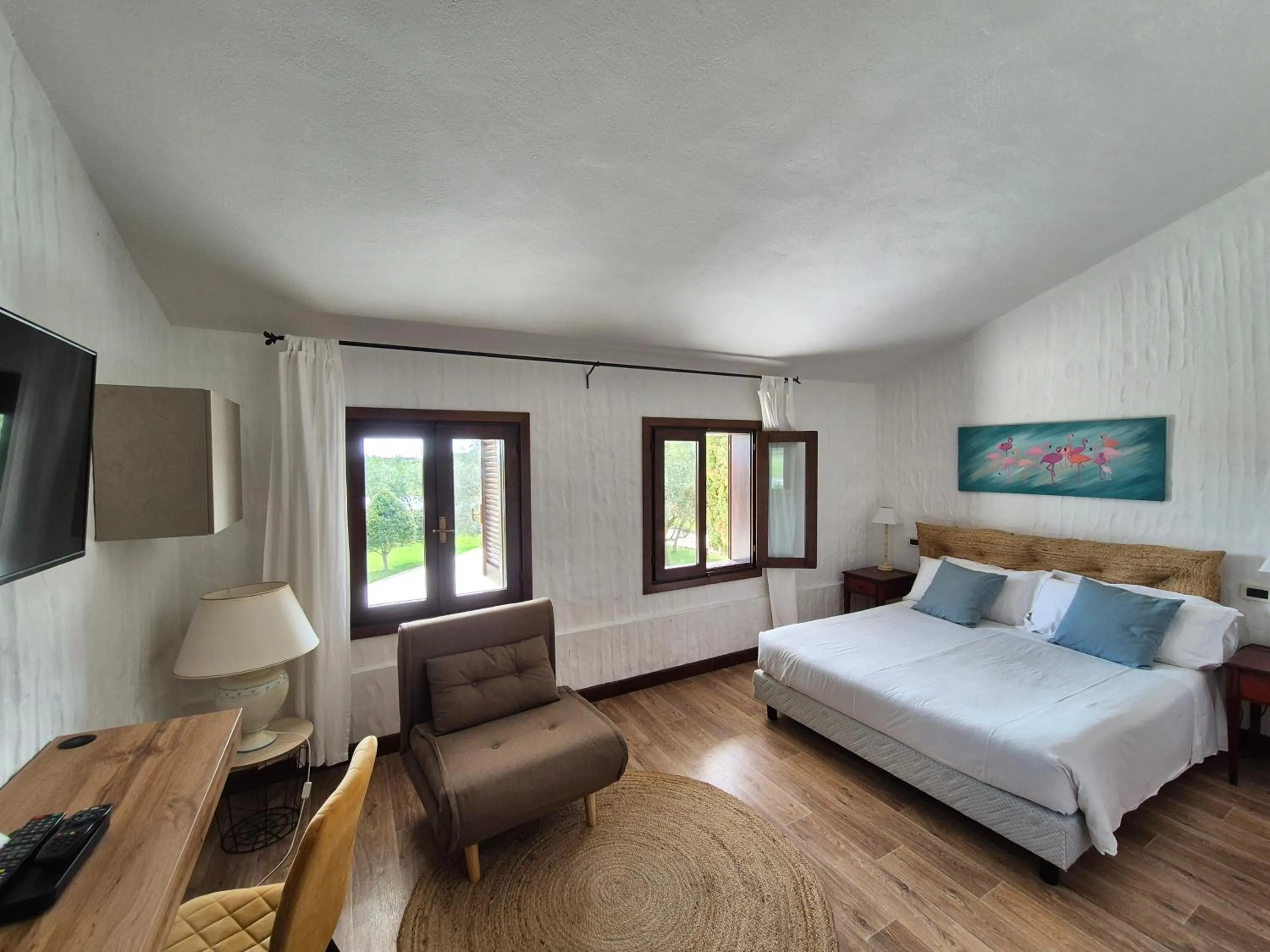 Bed in Is Benas Country Lodge