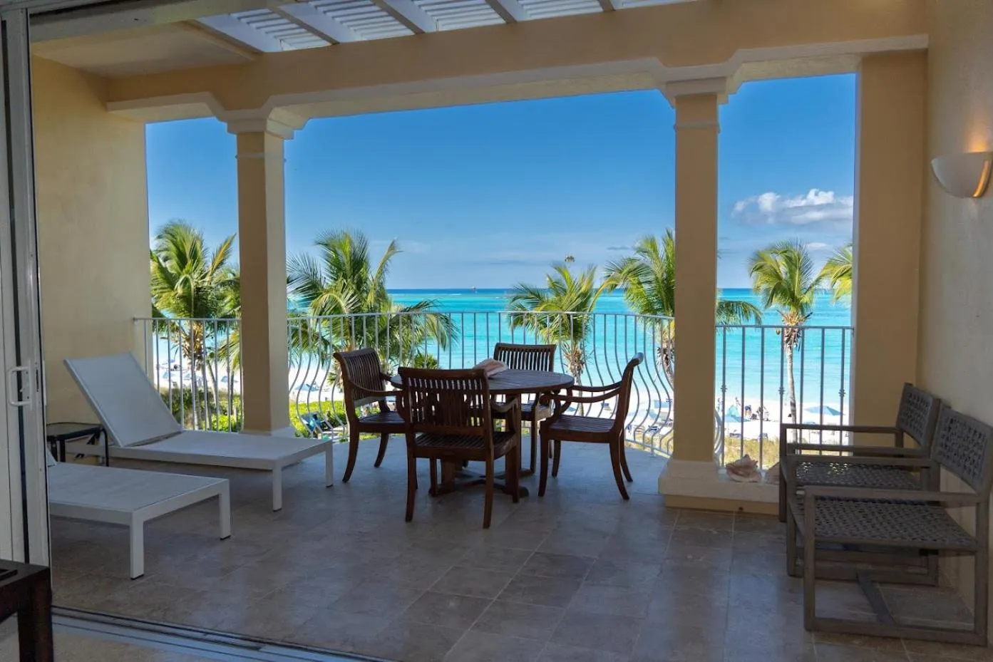 Patio in Villa Renaissance Grace Bay