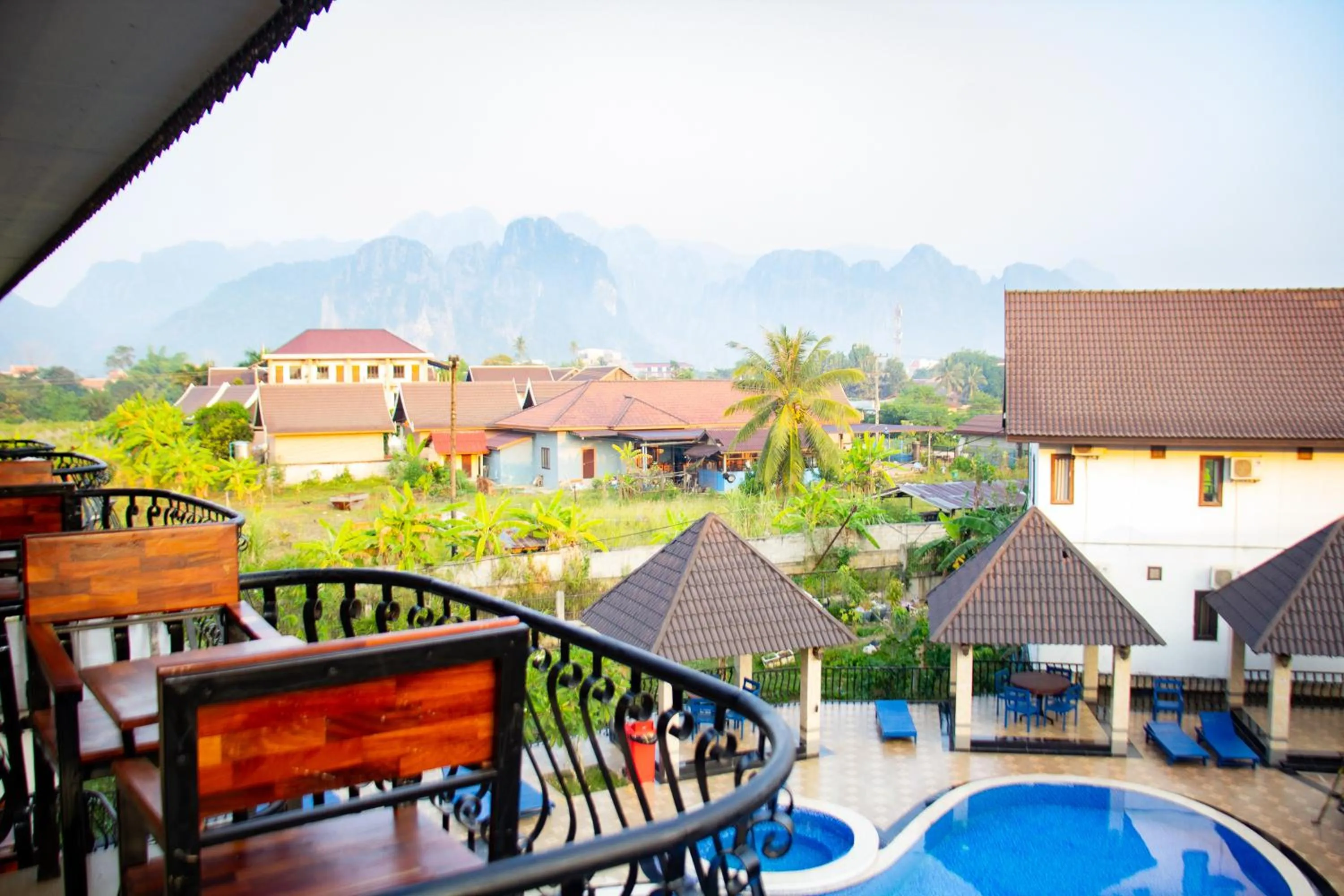 Property building in Vang Vieng Diamond Resort