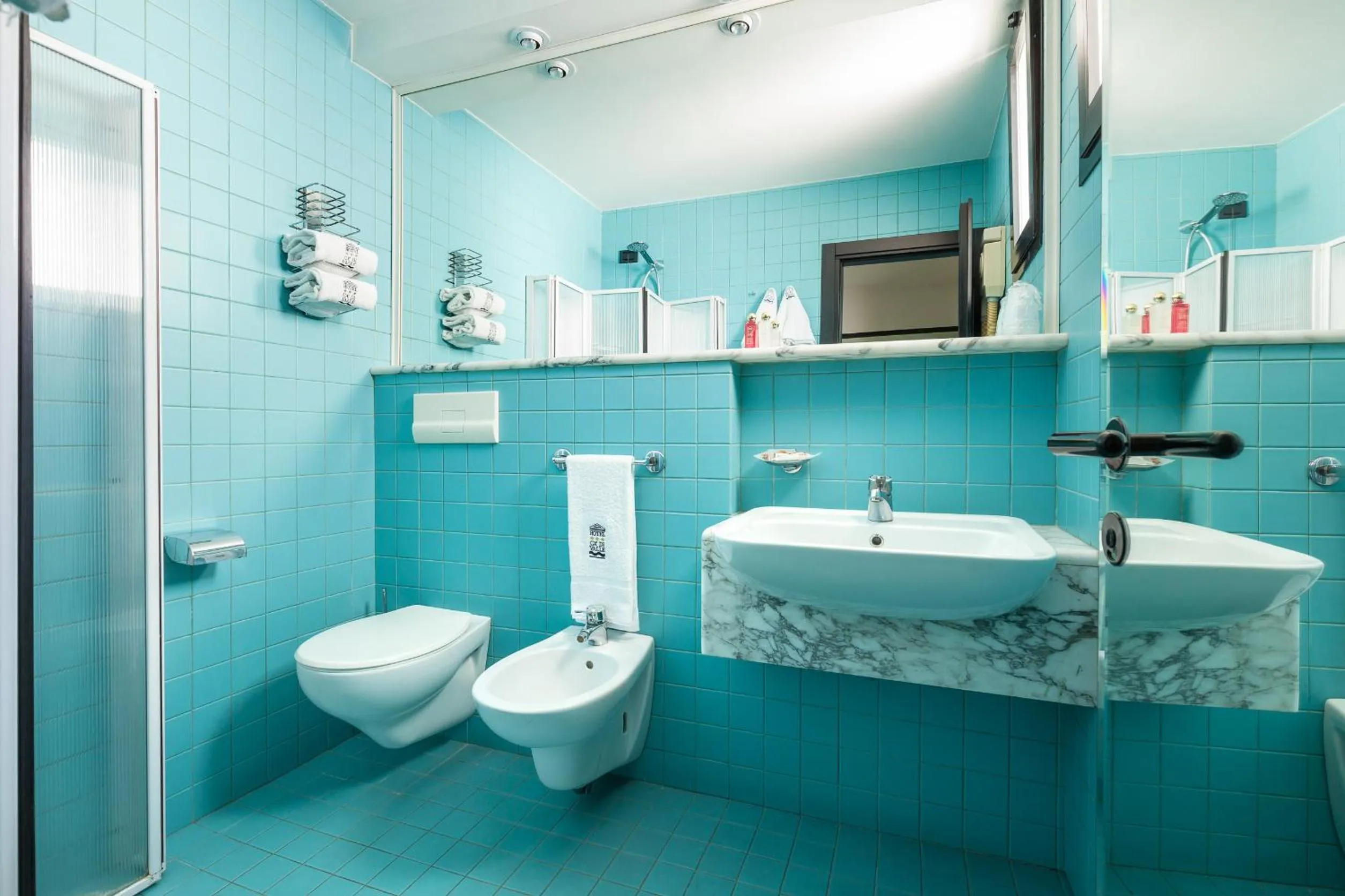 Toilet in Hotel Ca' Di Valle