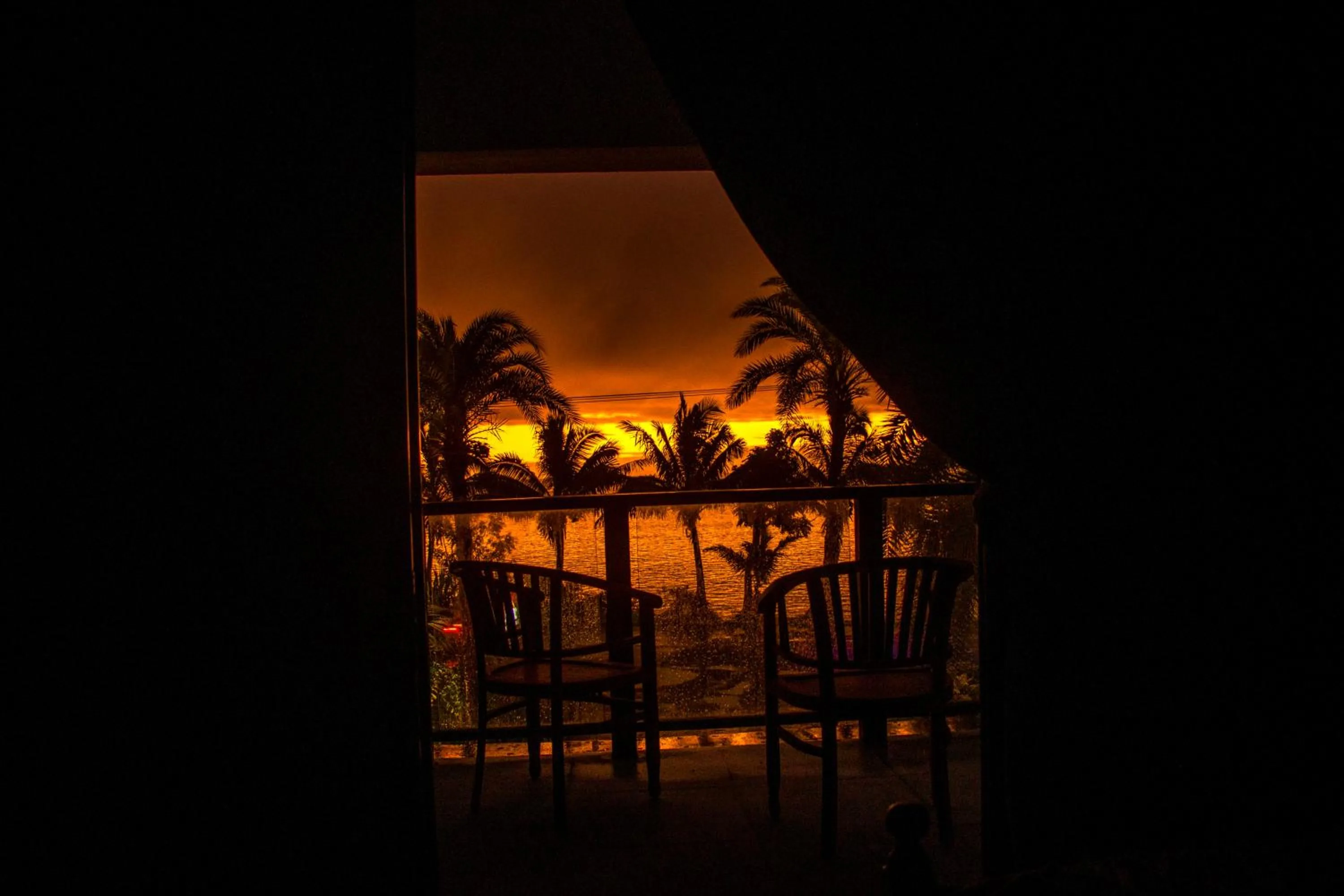 Sunset in Ramada Suites By Wyndham Seafront Coral Coast