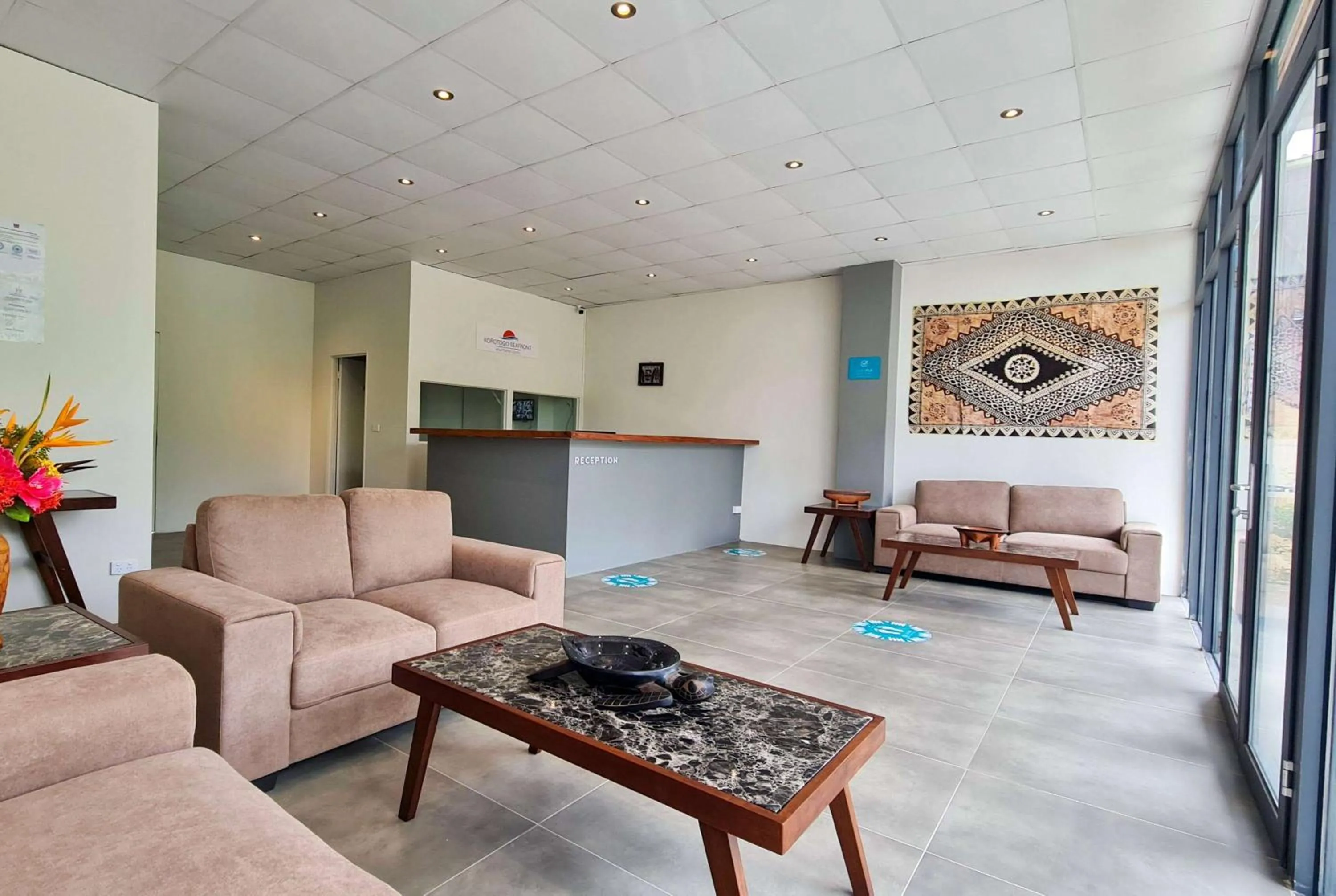 Lobby or reception in Ramada Suites By Wyndham Seafront Coral Coast