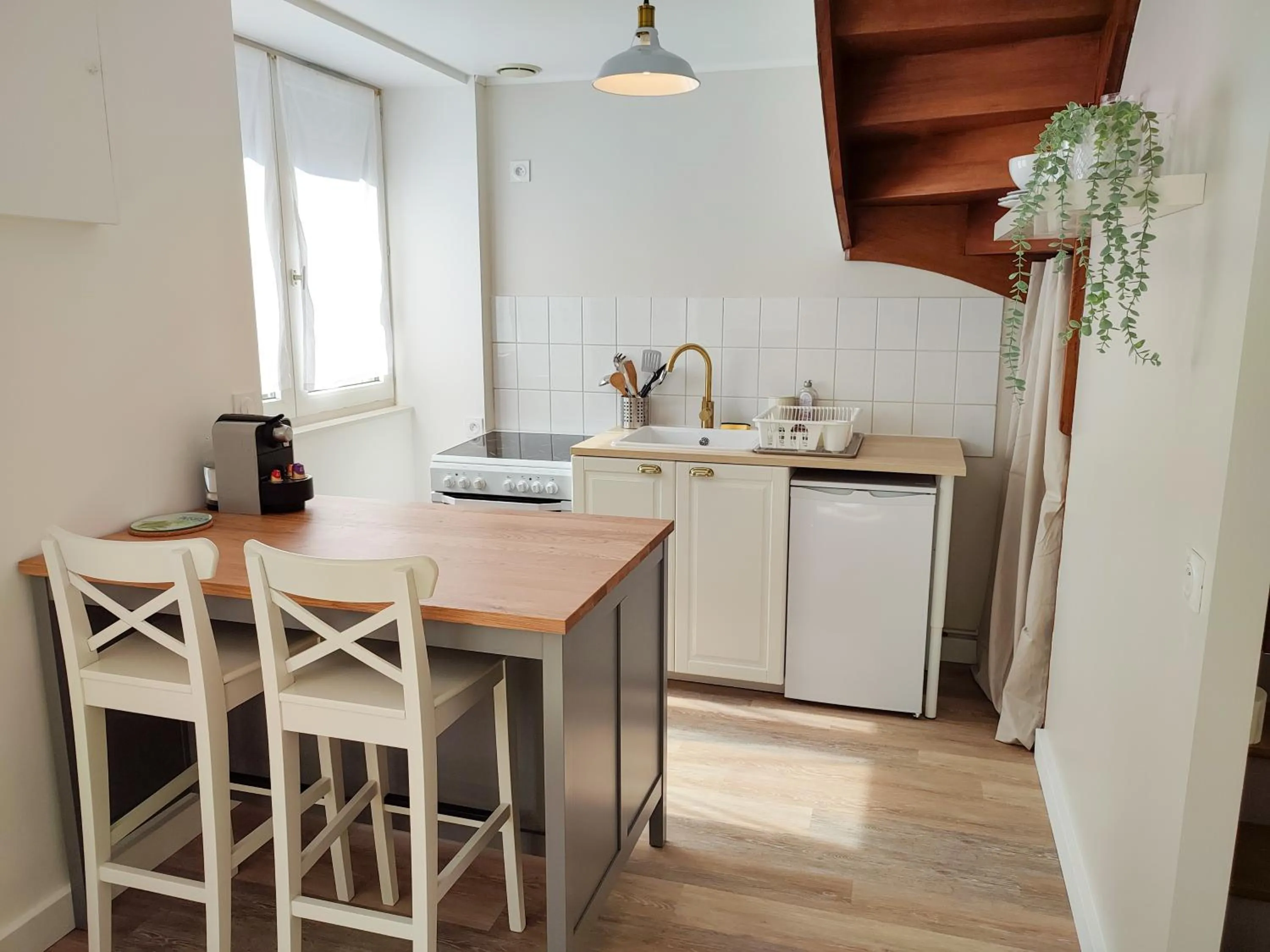 Kitchen or kitchenette in Gite Ty Nid Le 1900